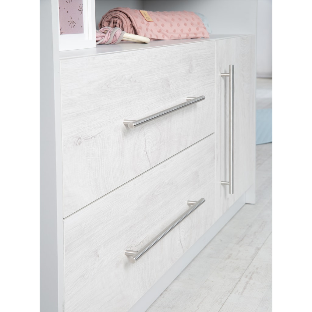 roba® Babyzimmer-Komplettset »Maren 2«, (Set, 3 St., Kinderbett, Schrank, Wickelkommode)