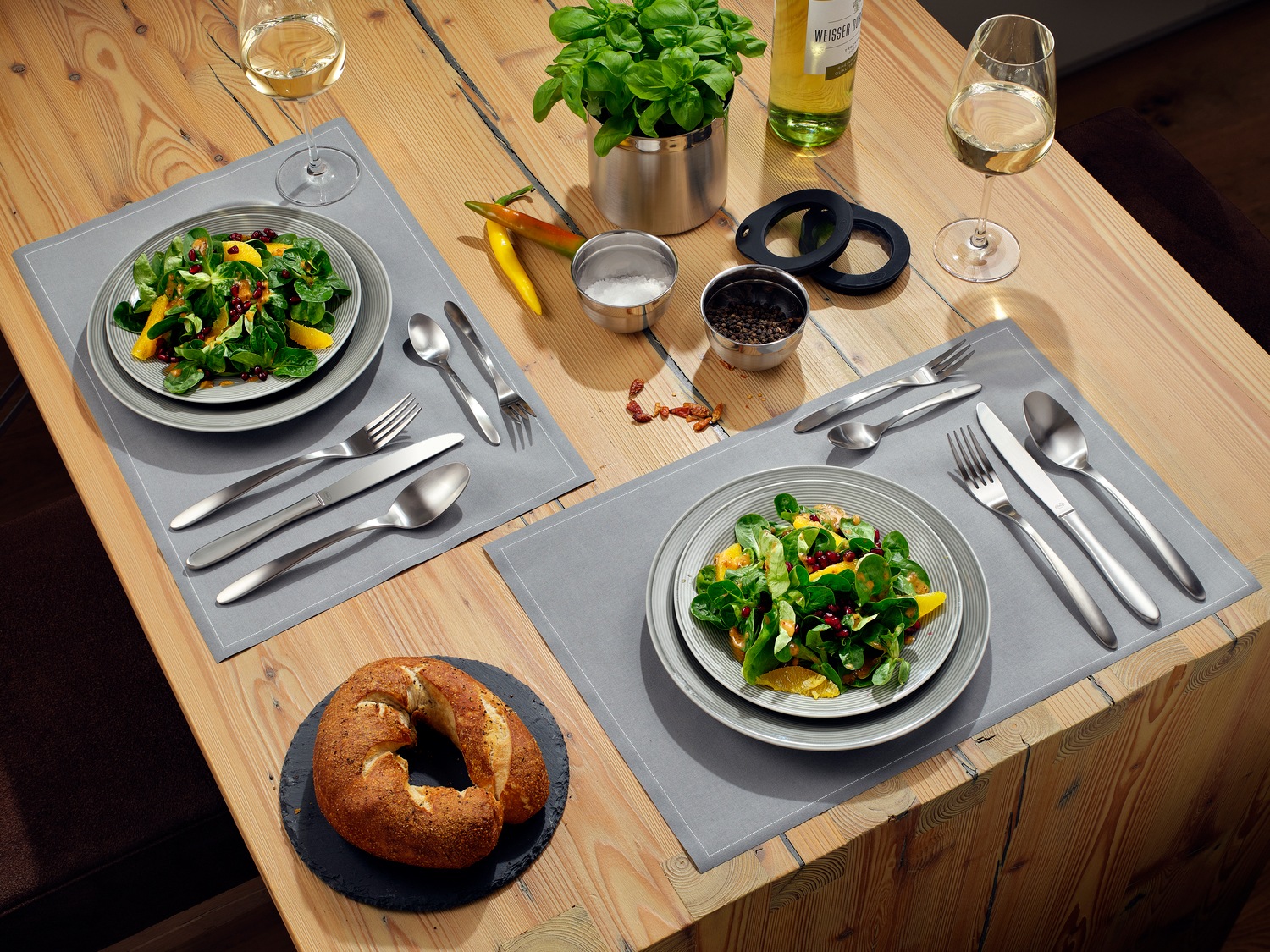 RÖSLE Besteck-Set "CULTURE" wahlweise hochglänzend oder mattiert, spülmasch günstig online kaufen