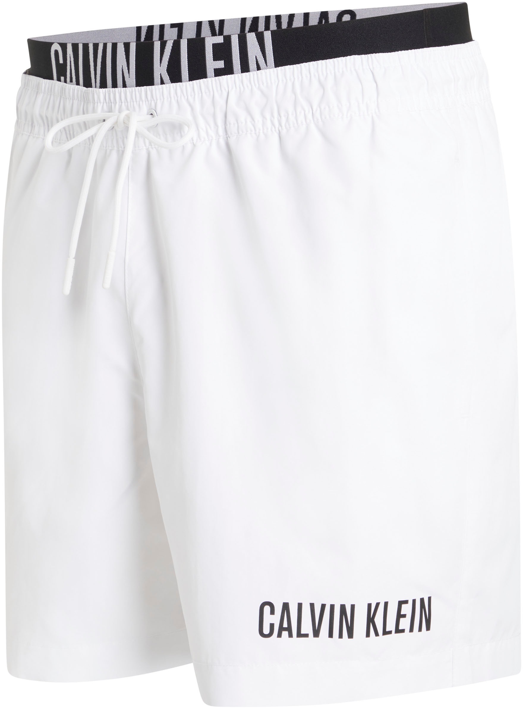 Calvin Klein Swimwear Badeshorts "MEDIUM DOUBLE WB", mit doppeltem Bund günstig online kaufen