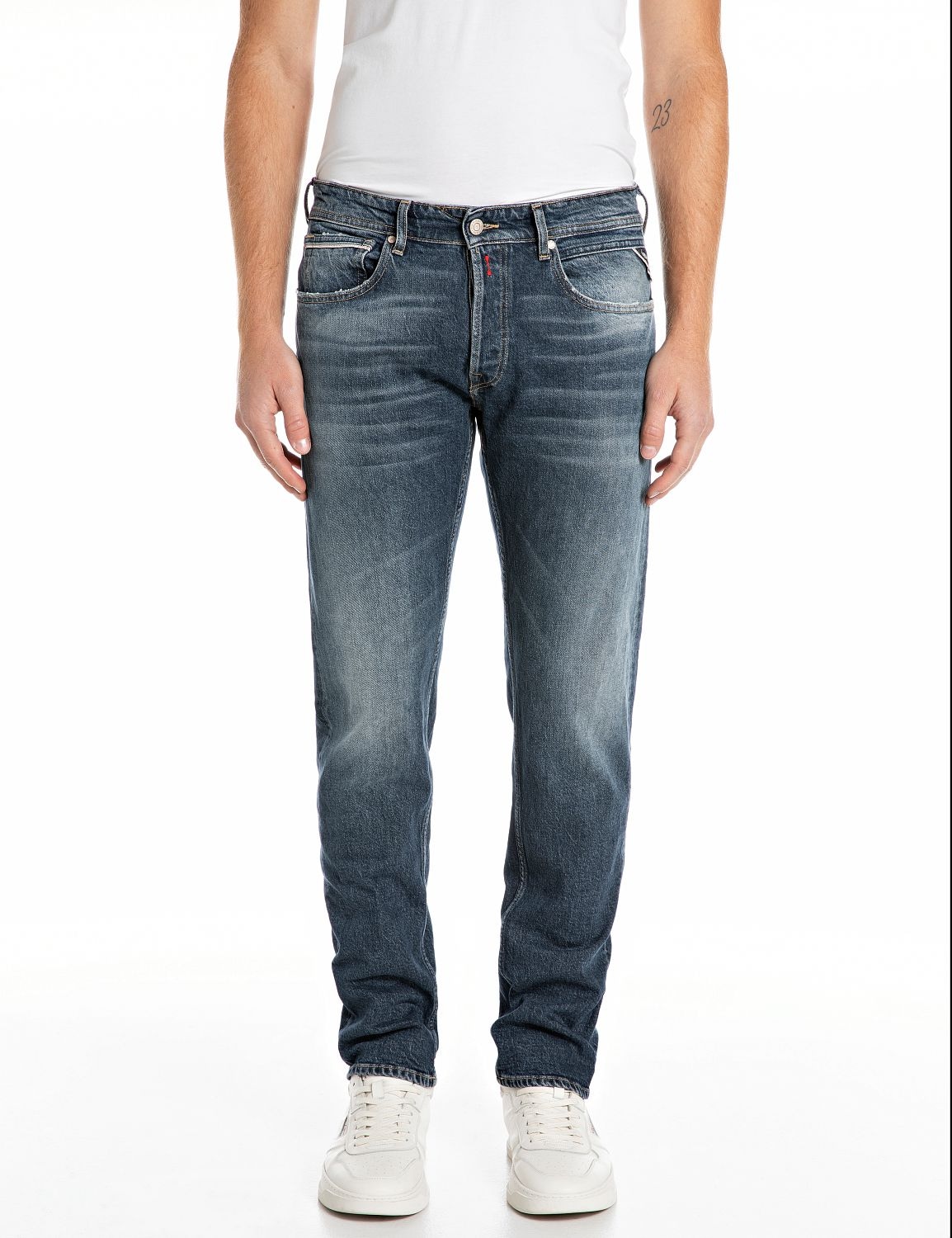 Replay Straight-Jeans "GROVER", in vielen verschiedenen Waschungen, mit Stretch