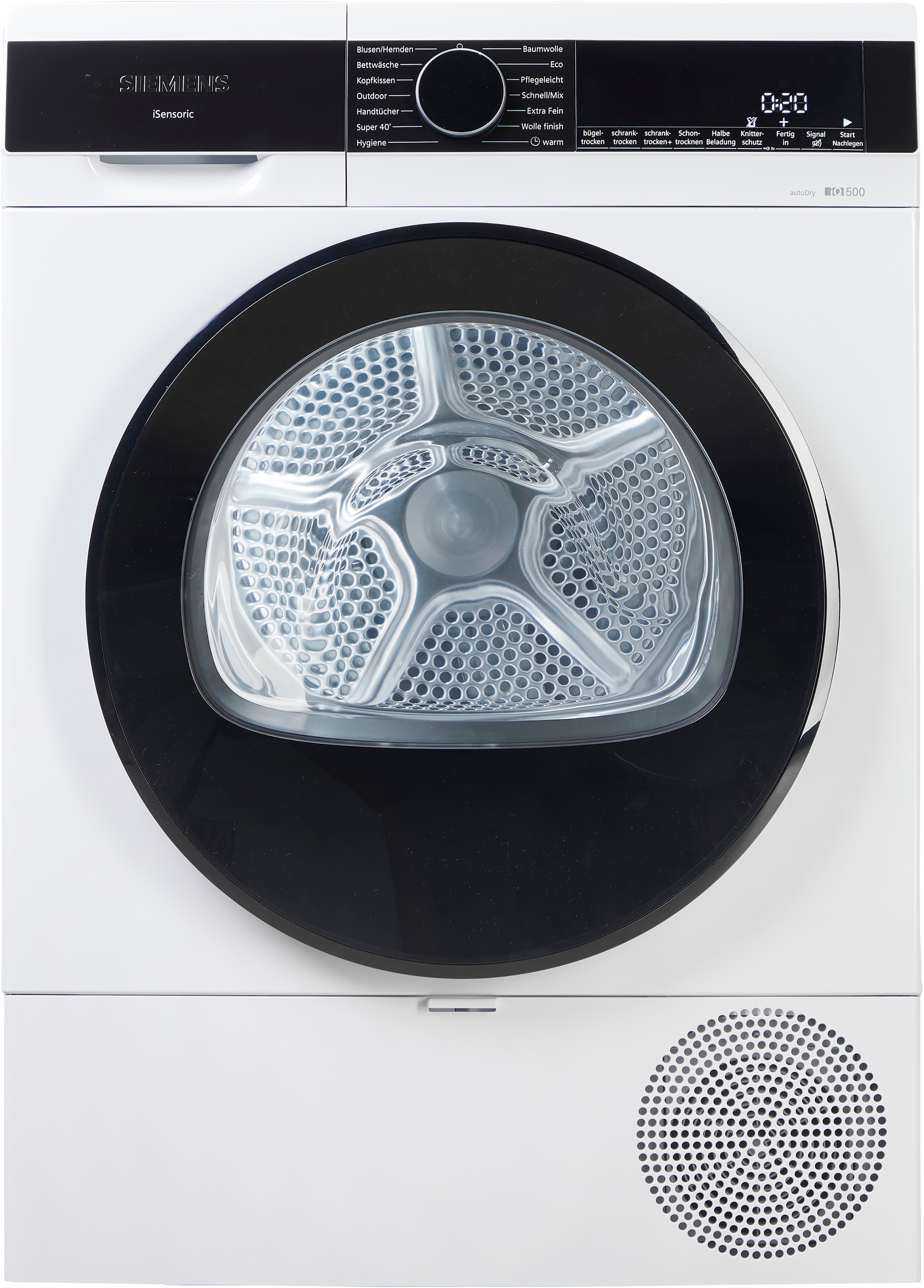 SIEMENS Wärmepumpentrockner »WQ33G2D01« iQ500 Einfache Reinigung dank easyClean-Filter, Outdoor-Programm
