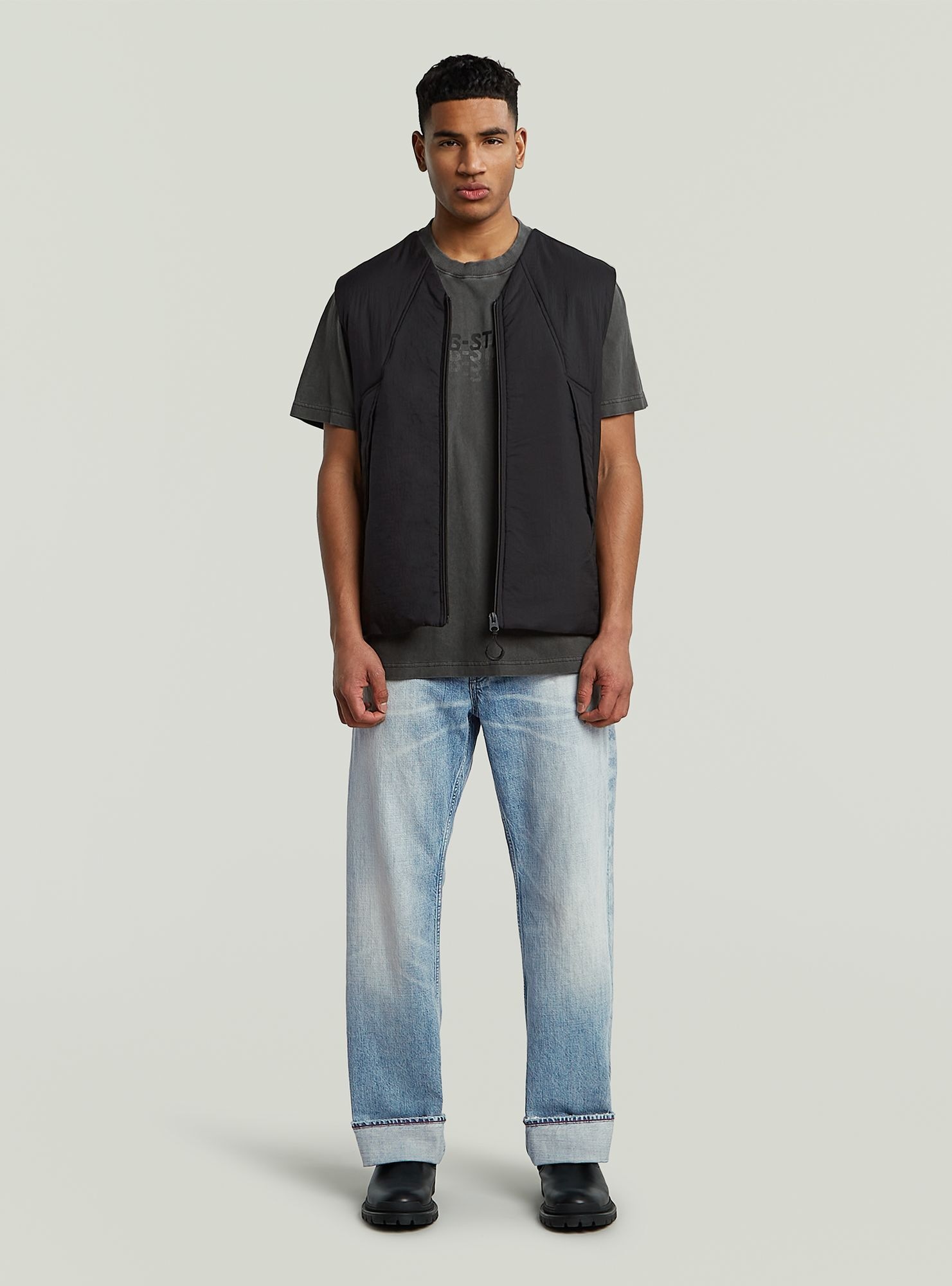 G-STAR T-Shirt »Multi Logo Overdyed Loose T-Shirt«