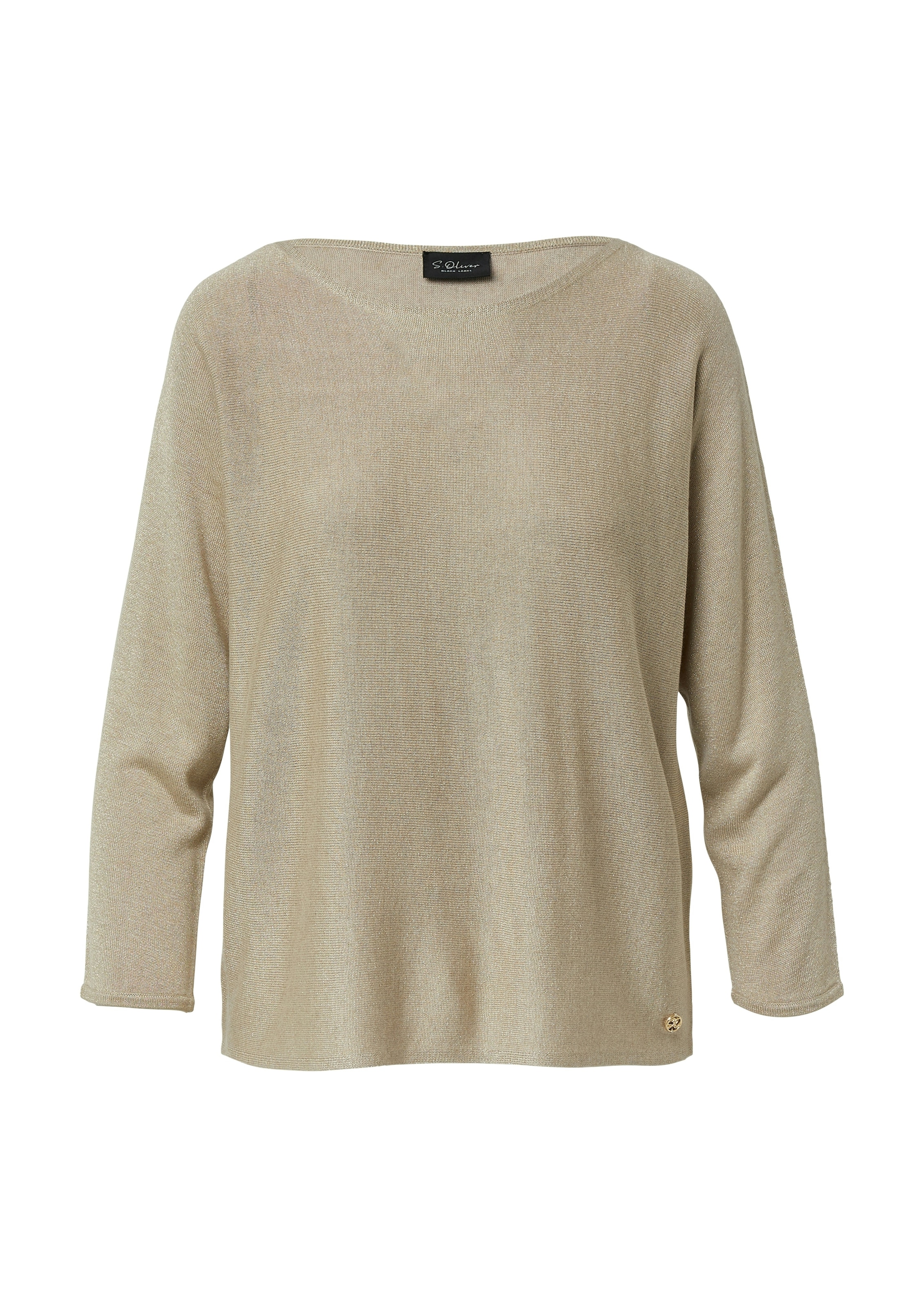 s.Oliver BLACK LABEL Strickpullover mit Glitzergarn