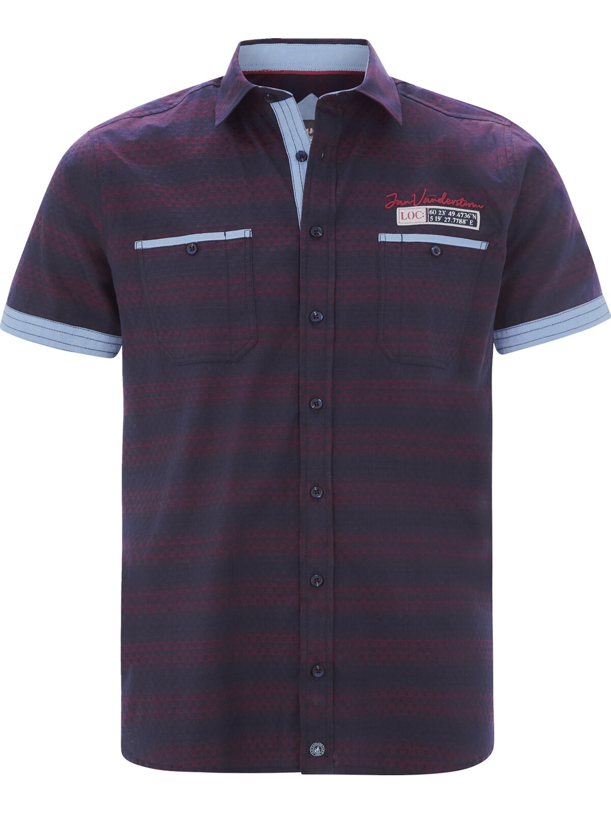 Jan Vanderstorm Kurzarmhemd "Kurzarmhemd LEIKVARD" 1 mit schließbaren Brust günstig online kaufen