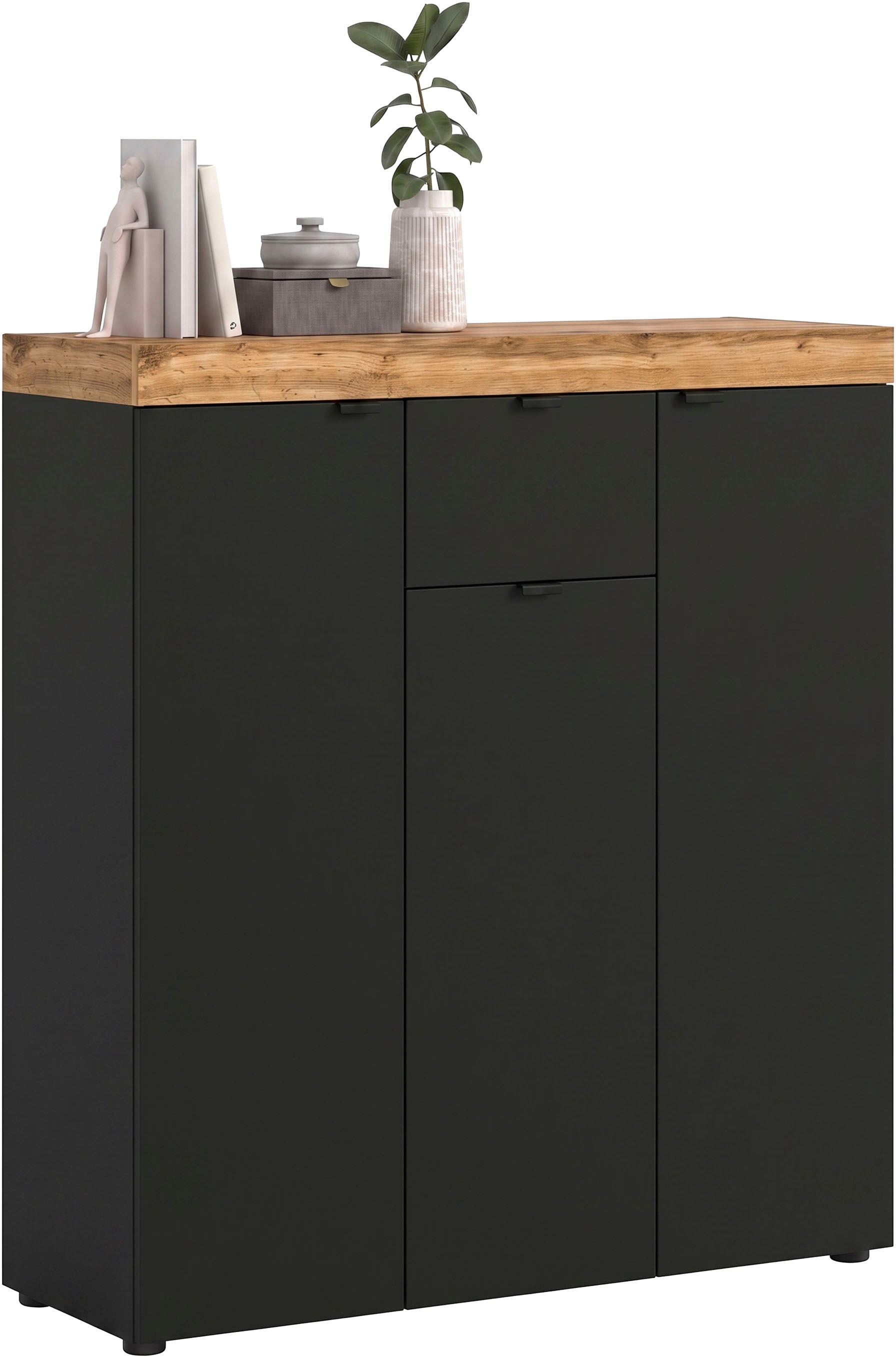 OTTO home Highboard »MAMBO II, Breite 105cm, 3 Türen, 1 Schubkasten, 9 Fächer« 1 Stk. tlg. Kommode, Sideboard, Wohnzimmer, Schlafzimmer