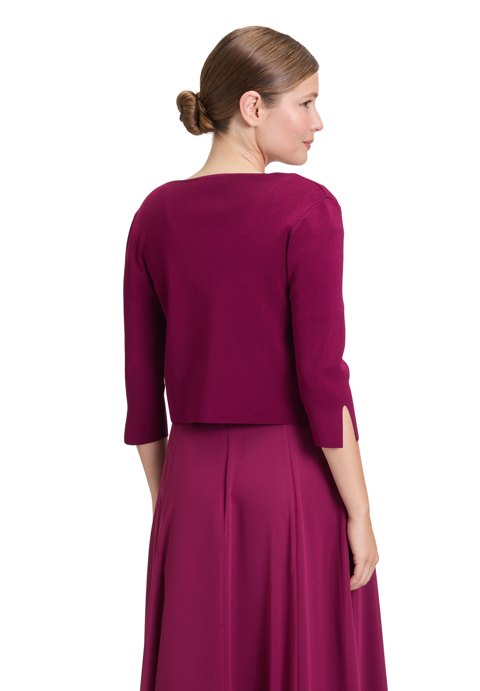 Vera Mont Strickjacke »Vera Mont Strickbolero langarm«, Ärmelschlitz