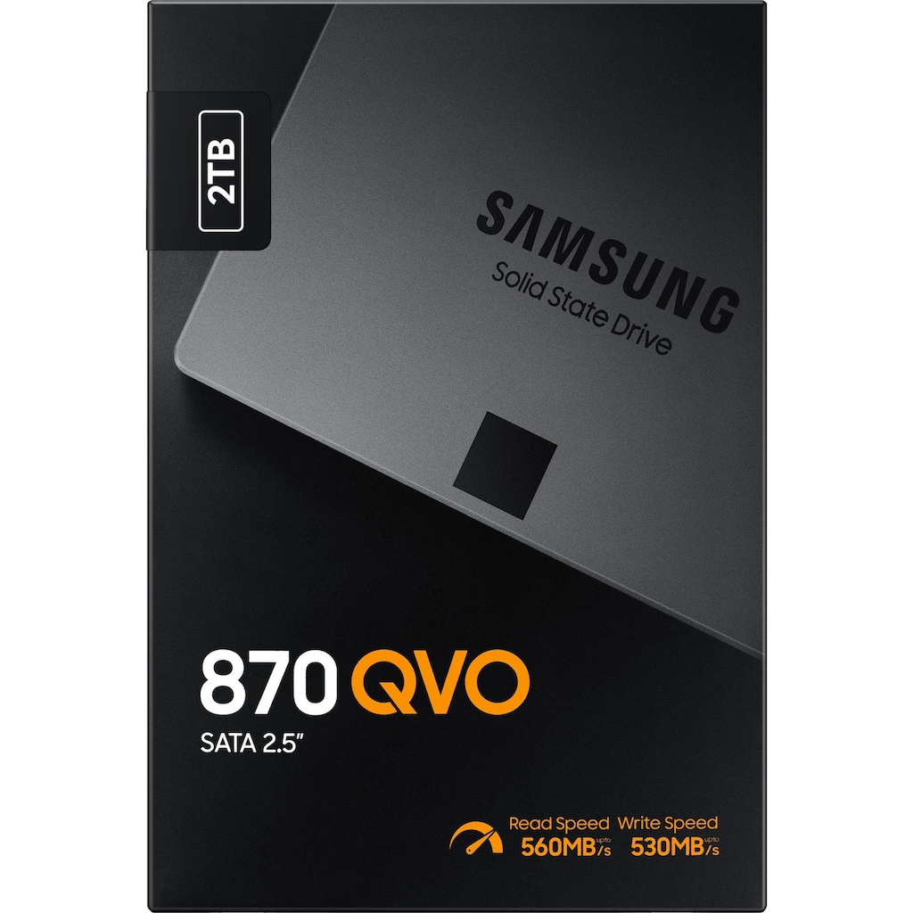 Samsung interne SSD »870 QVO«, 2,5 Zoll, Anschluss SATA III