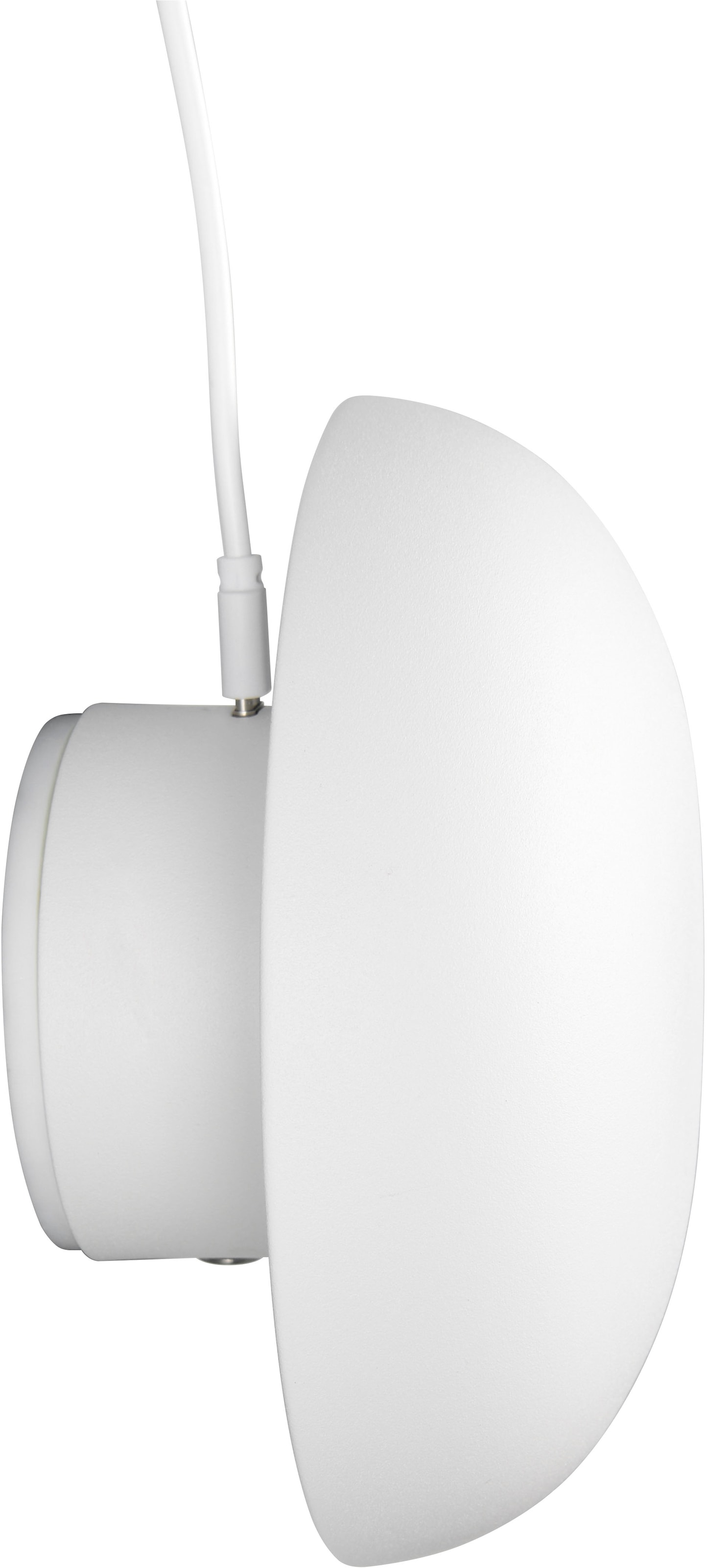 REALITY Leuchten LED Wandleuchte »DAVEY, runde Akku Wandlampe mit Touchdimmer, USB-Anschluss Ø 15,5 cm«, 1 flammig, Leuchtmittel LED-Board | LED fest integriert, Indoor Akku Wandlampe, einfache Wandbefestigung, Tiefe 8,5 cm