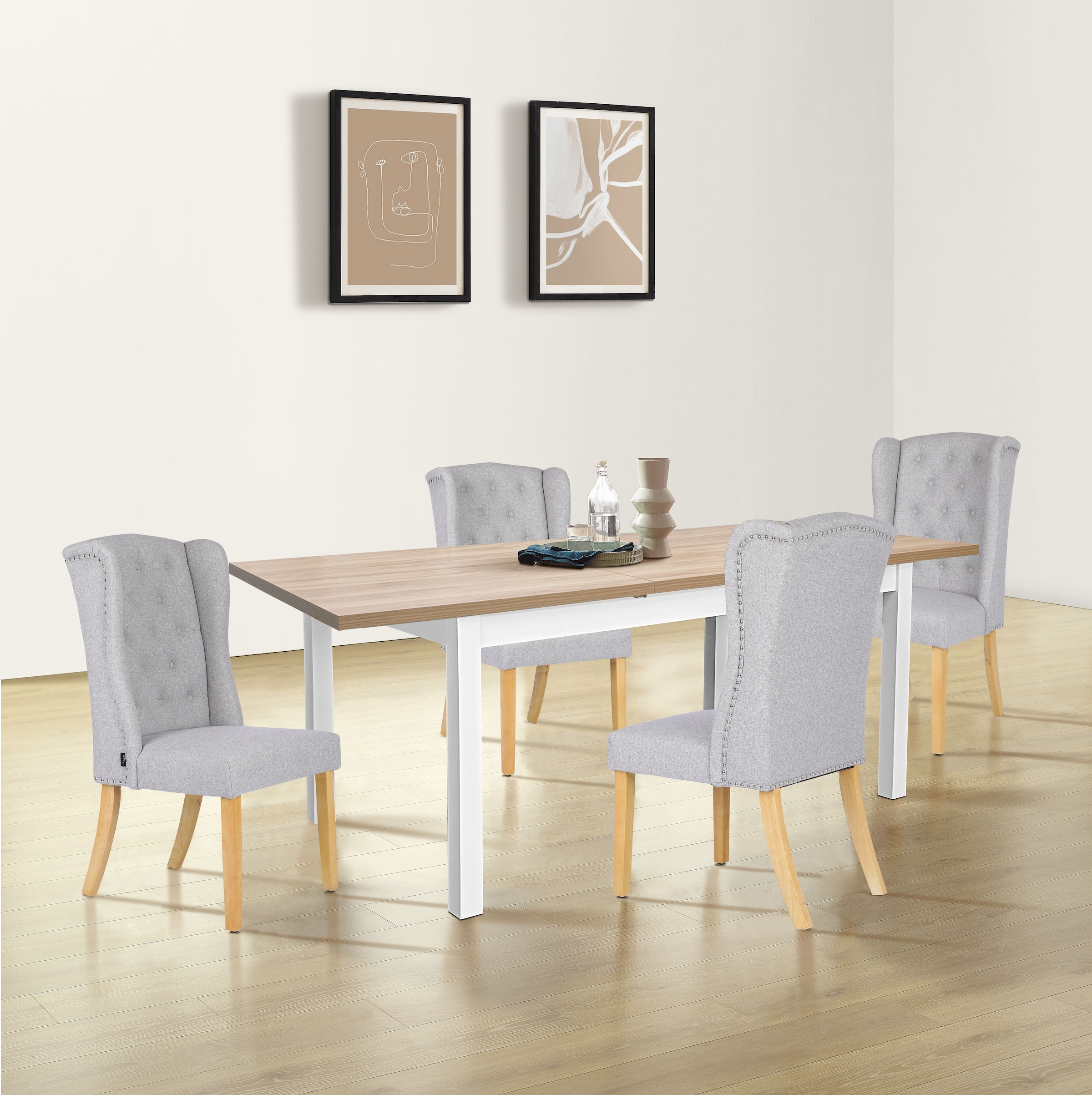 OTTO home Esstisch "Ismund", aus Melamin und MDF Holz, Auszugsfunktion, Bre günstig online kaufen