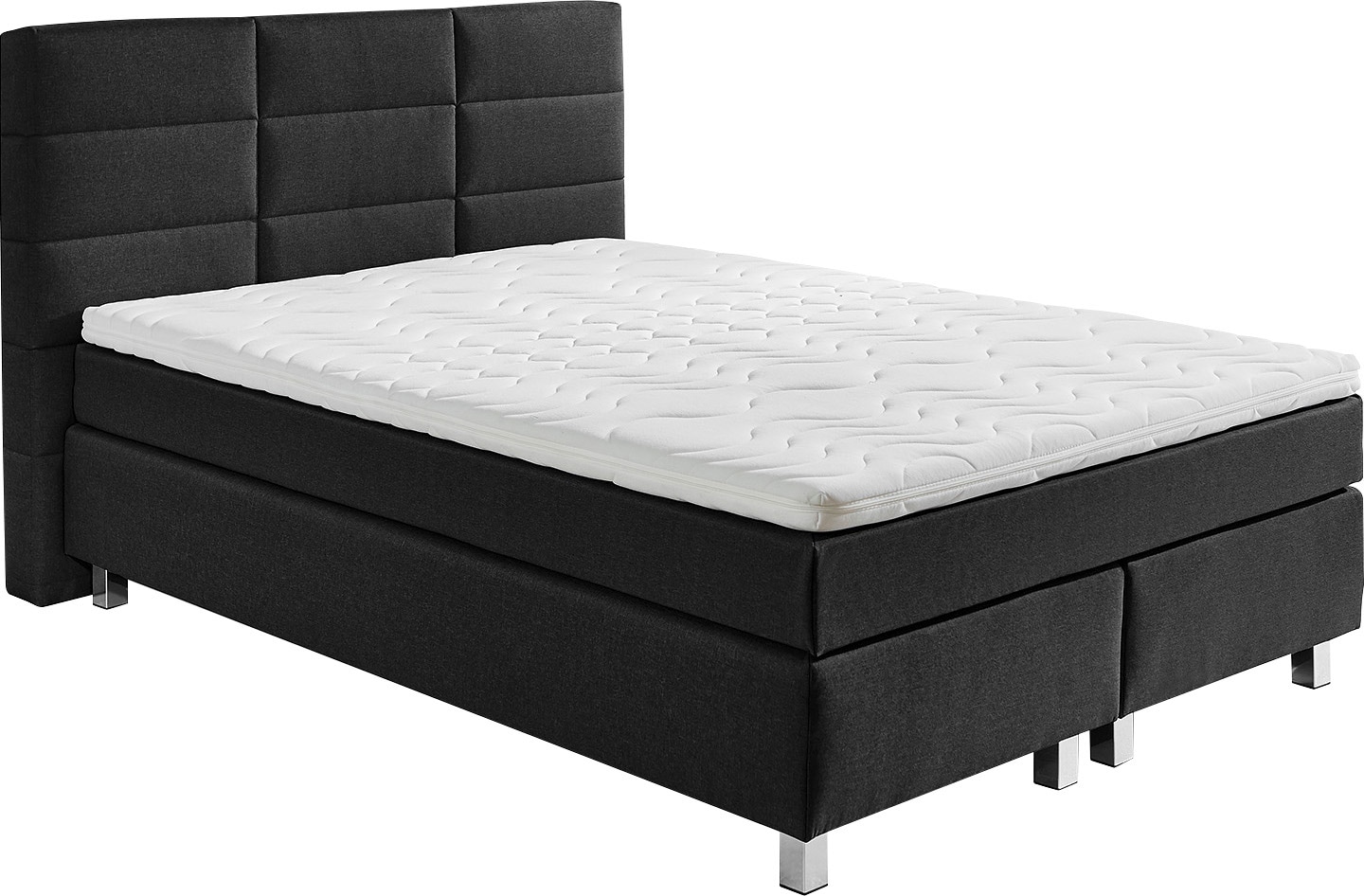 Westfalia Schlafkomfort Boxspringbett wahlweise mit Kaltschaum-Topper günstig online kaufen