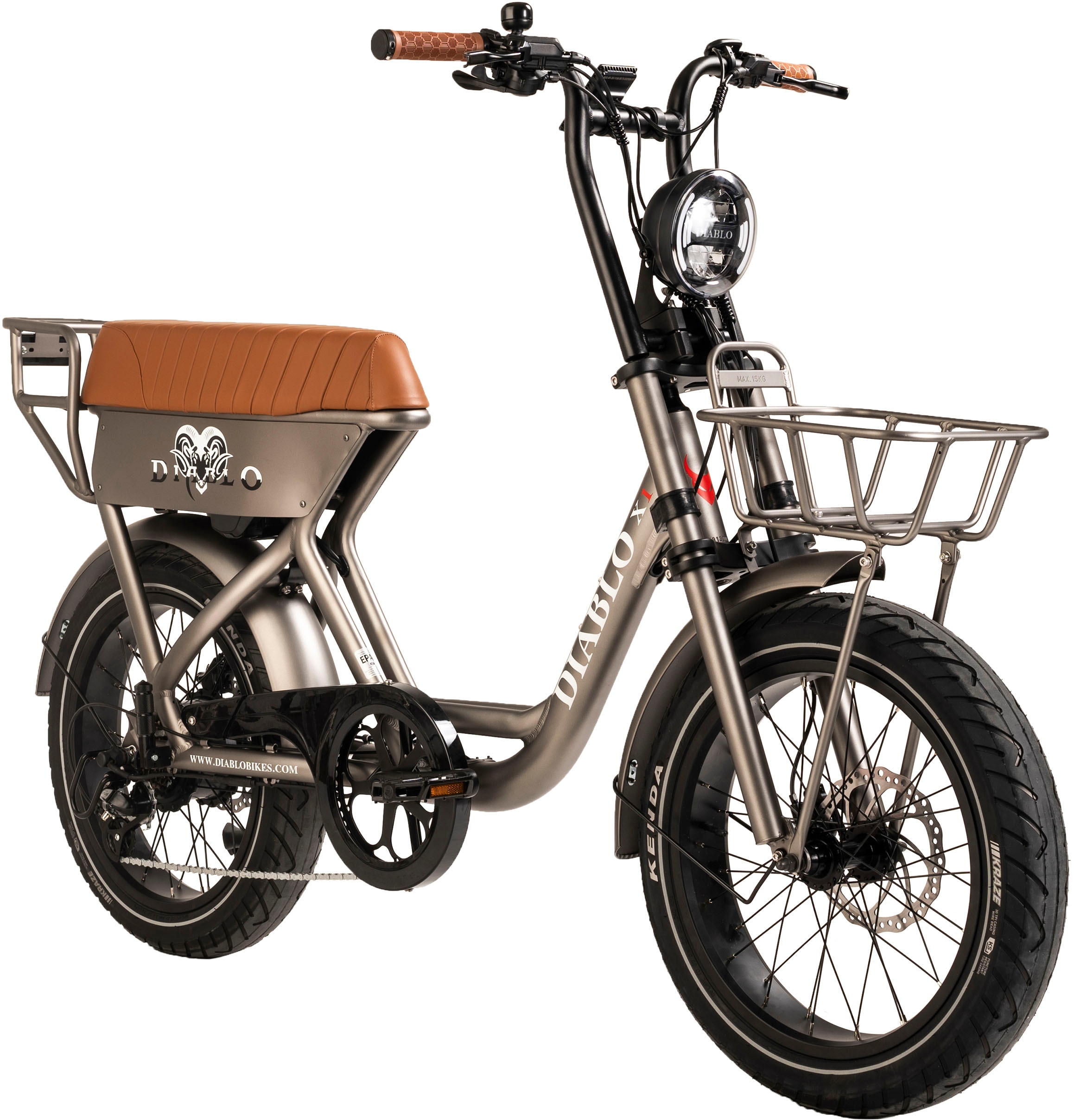 DIABLO BIKES E-Bike »X1«, 7 Gang, Shimano, Tourney, Heckmotor 250 W, Pedelec, Elektrofahrrad für Damen u. Herren