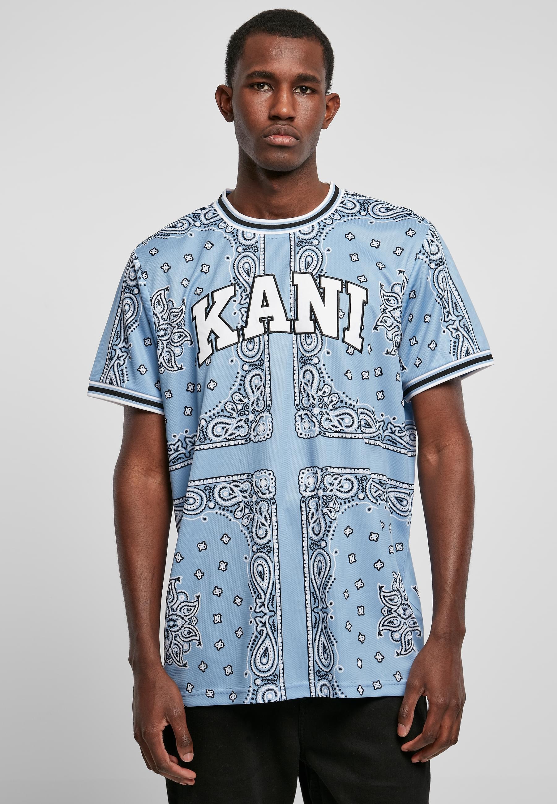 Karl Kani T-Shirt »Karl Kani Men KM222-013-1 Serif Paisley Mesh Tee«, (1 tlg.)