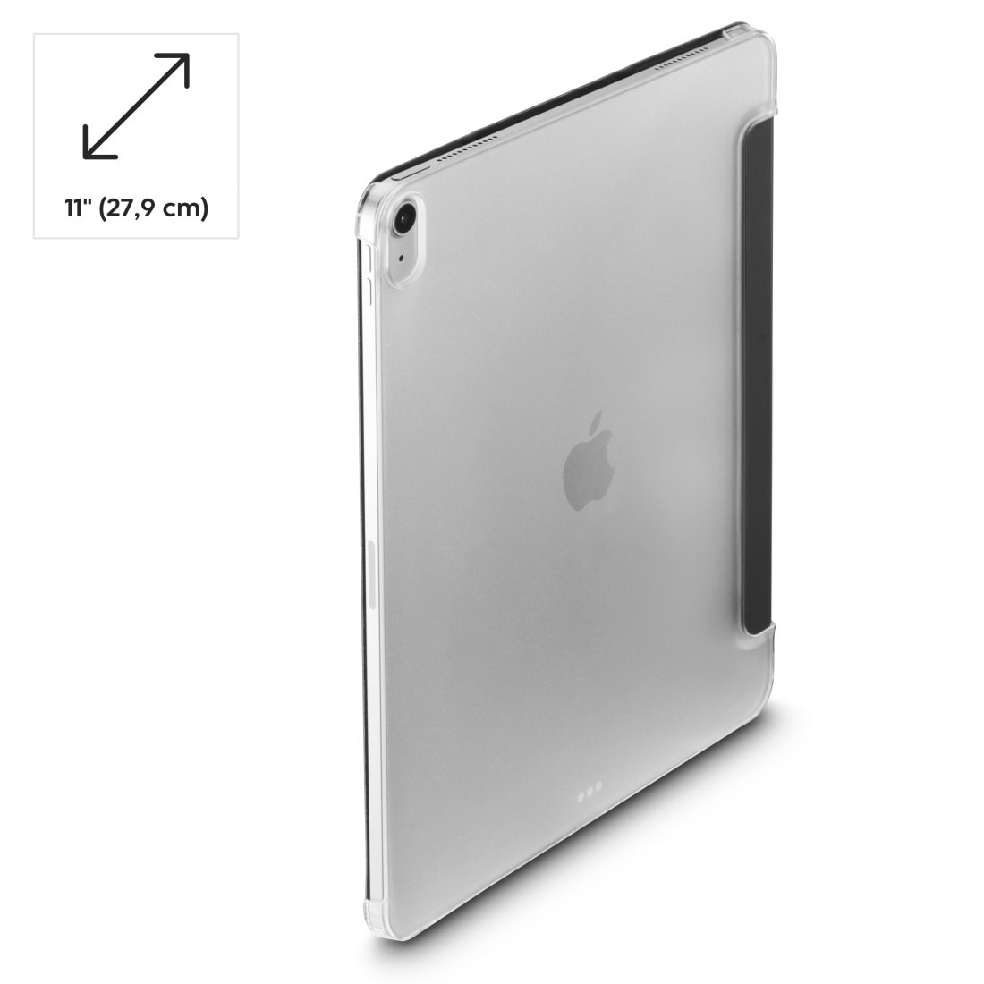 Hama Tablet-Hülle »Tablet-Hülle mit Standfunktion für iPad Air 10.9“ und 11“, schwarz« Apple iPad Air 10,9 (2020) | iPad Air 11" (2024/2025) Magnetischer Deckel, Standfunktion, transparente Rückseite, leicht