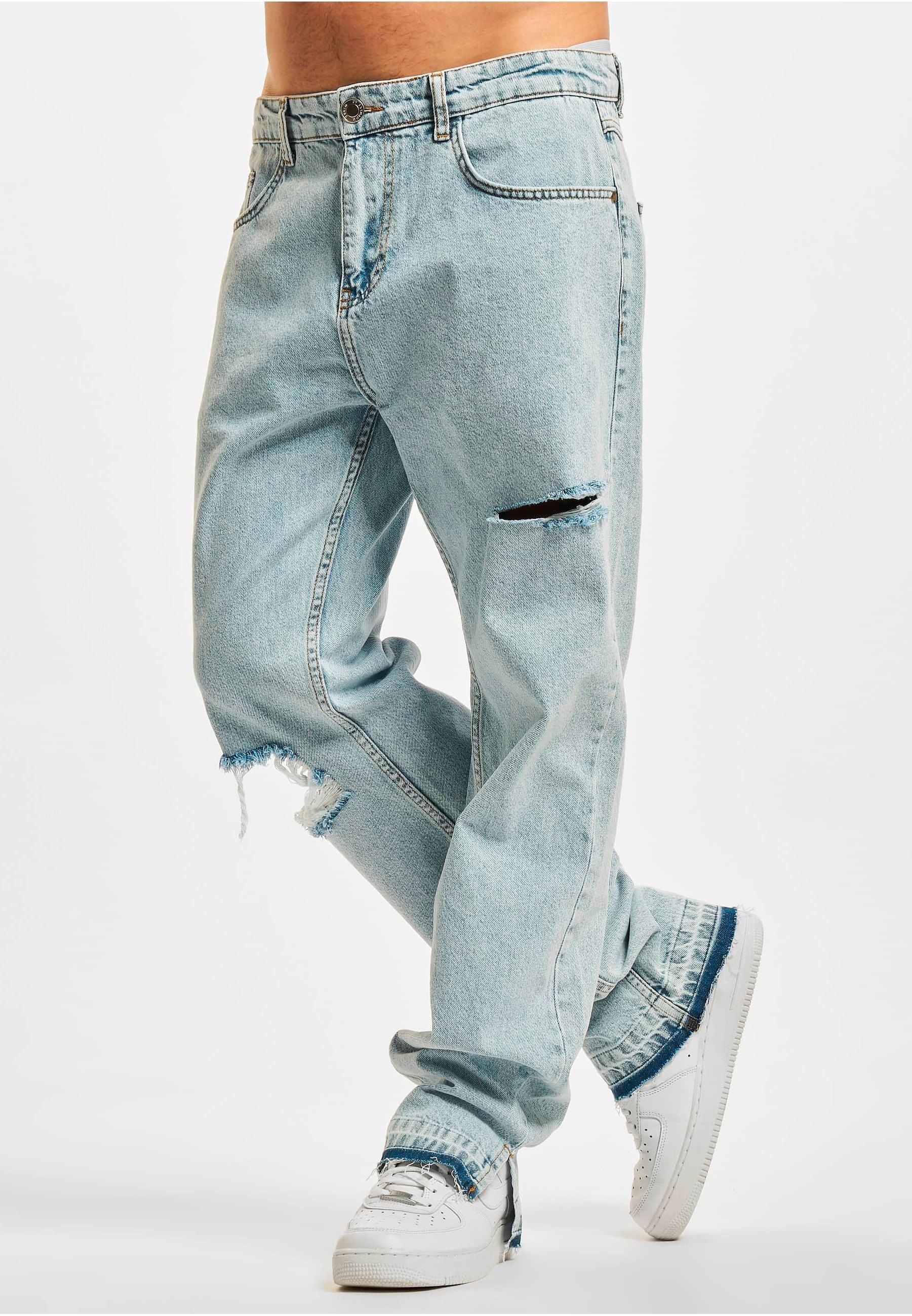 2Y Studios Bequeme Jeans »2Y Studios Herren 2Y Destroyed Straihgt Fit Jeans«, (1 tlg.)