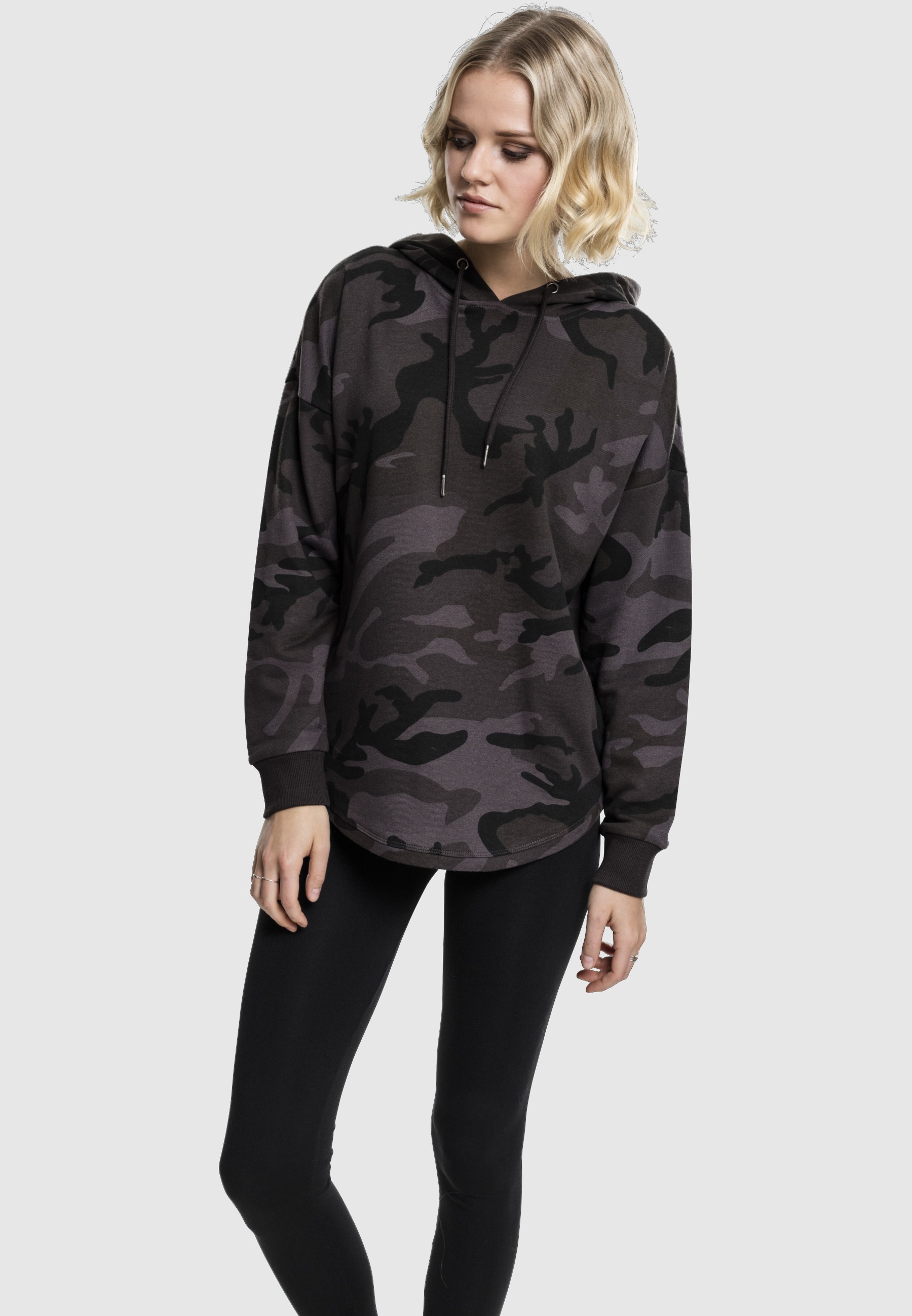 URBAN CLASSICS Sweatshirt »Urban Classics Damen Ladies Oversized Camo Hoody«, 1 Stk.
