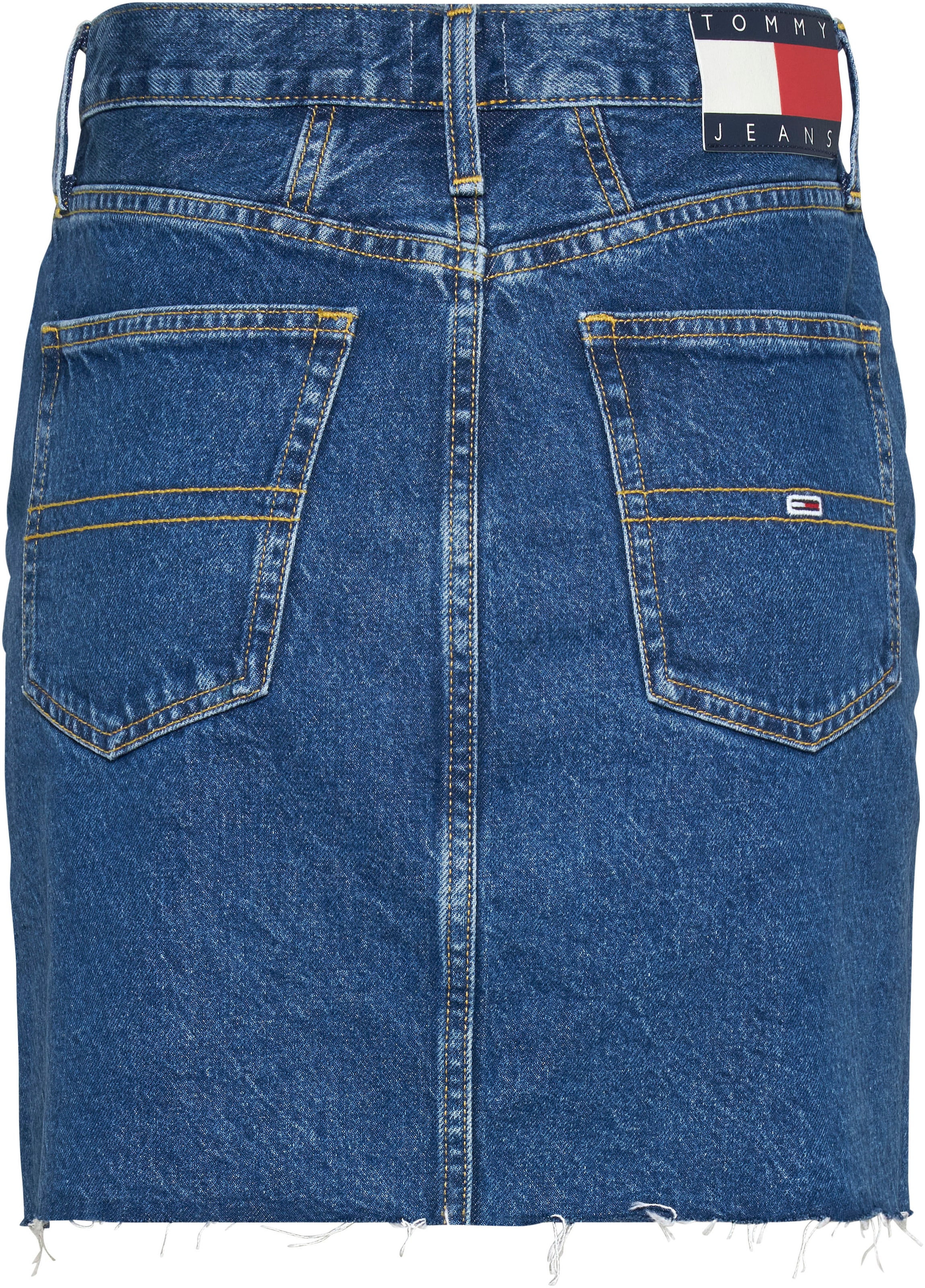Tommy Jeans »MOM für mit SKIRT Jeansrock BAUR bestellen | AH4035«, Logostickerei UH