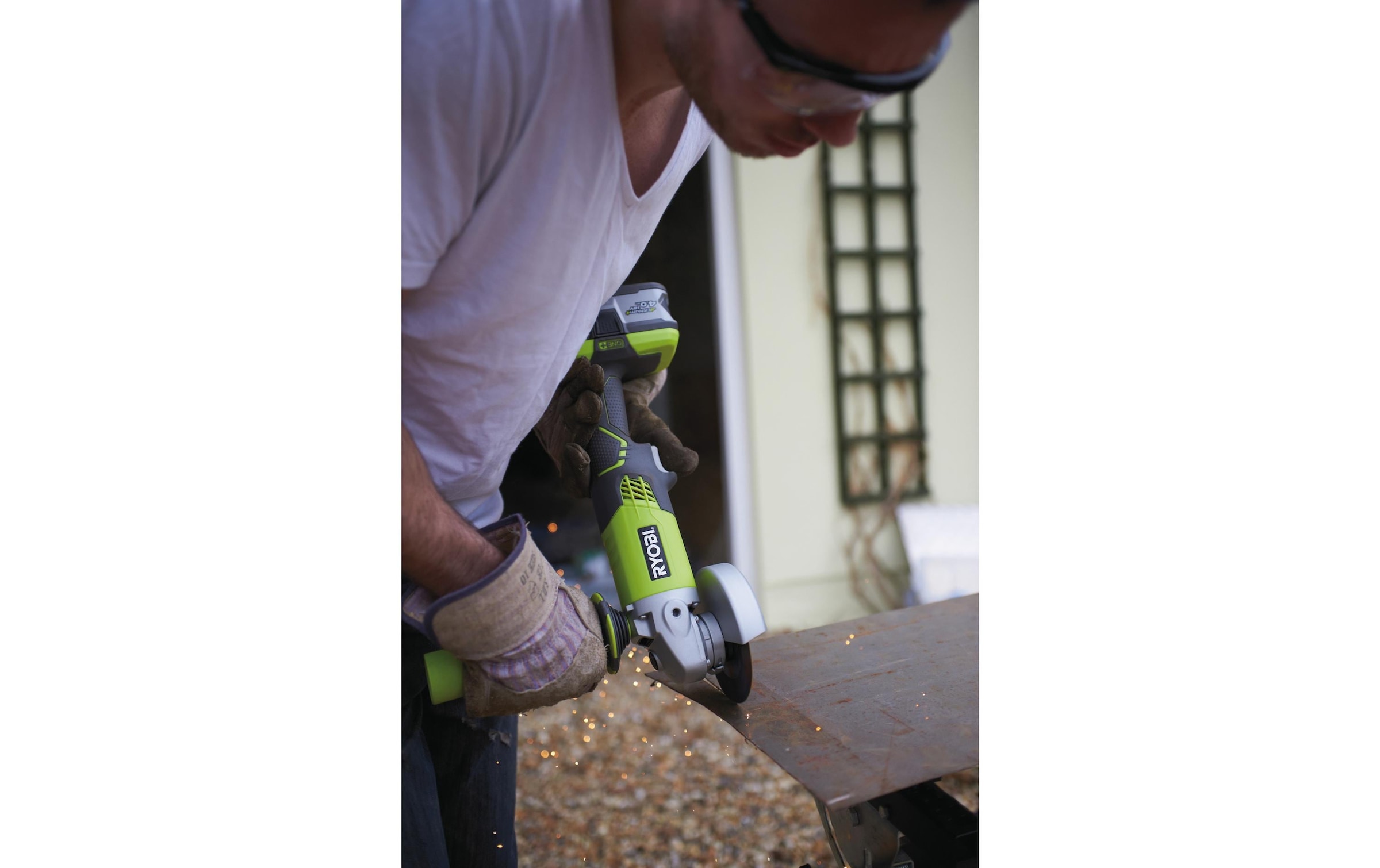 RYOBI Akku-Winkelschleifer »RYOBI R180AG-0, Solo, Ø 115 mm«