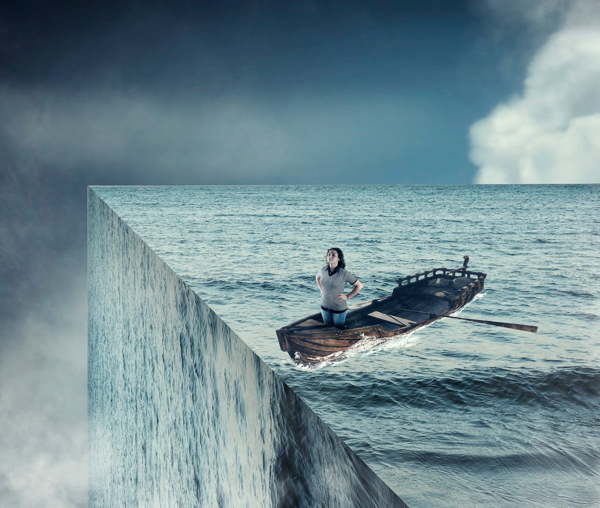 Papermoon Fototapete »Rand des Ozeans«