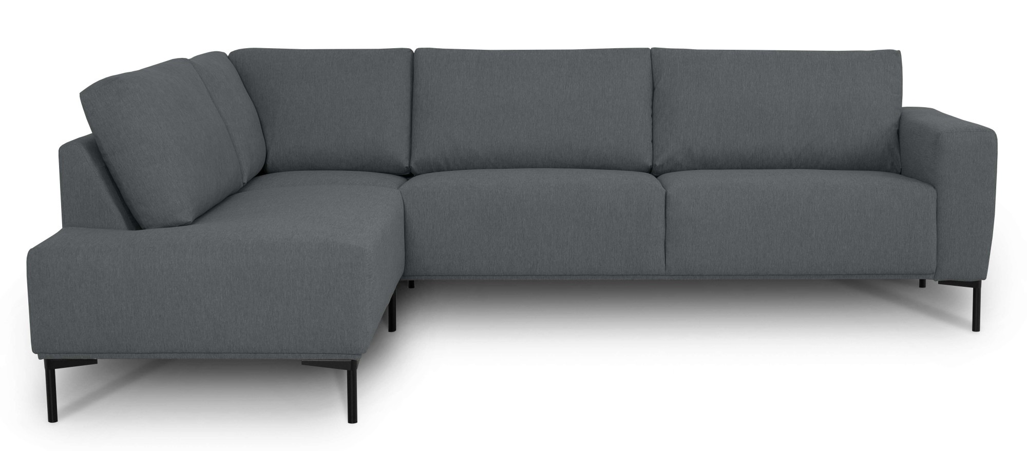 andas Ecksofa »Melby«, (2 St.), Breite 275 cm, in einem weichen Struktur Stoff, lose Rückenkissen