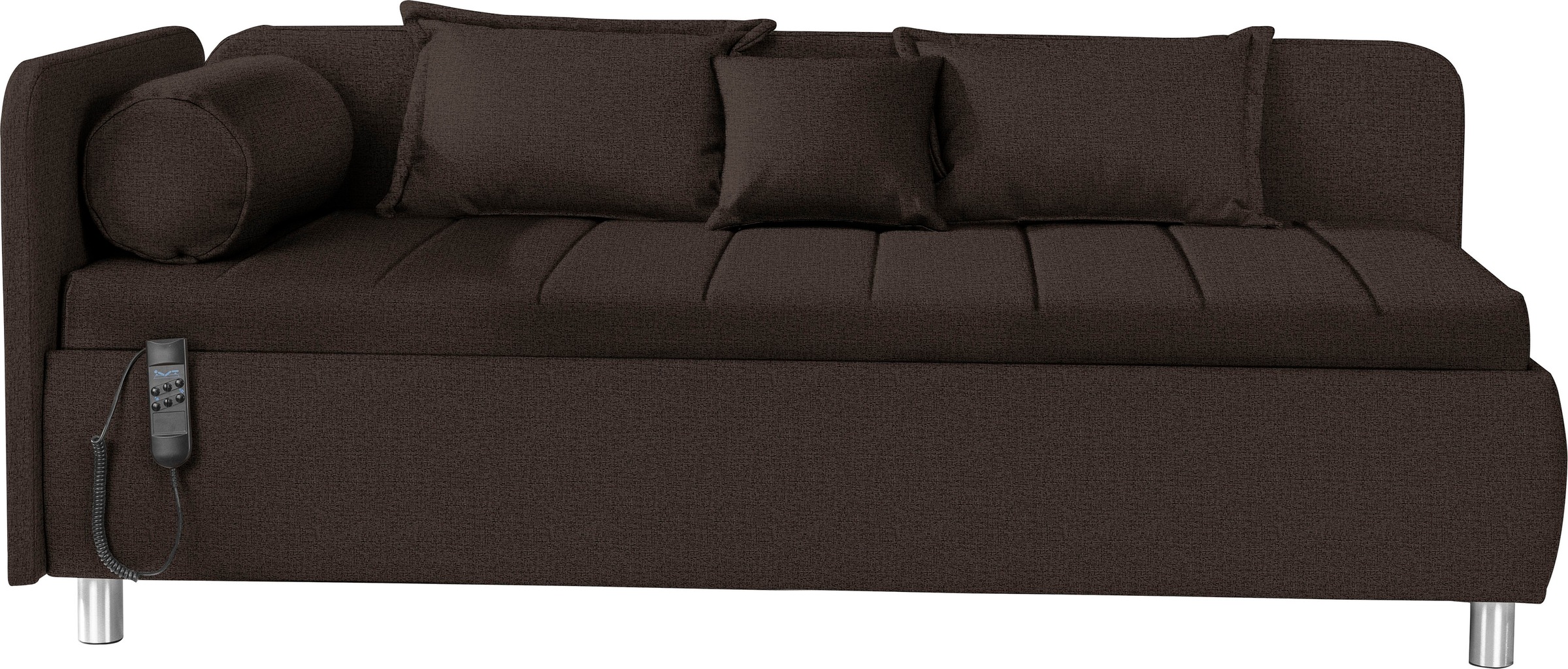 alina Schlafsofa "Kiana", Liegefläche 90/200 cm oder 100/200 cm, Bettkasten, Zierkissen-Set