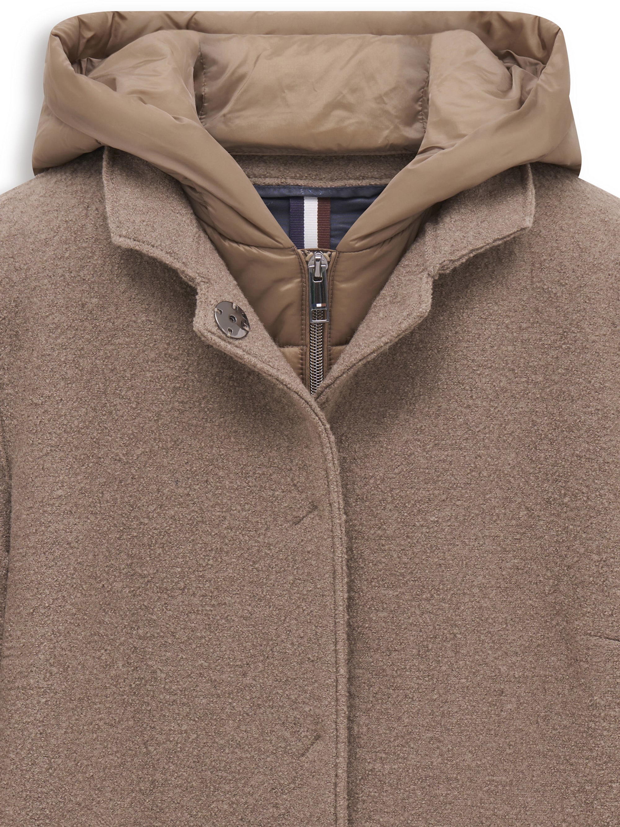 bugatti Kurzmantel »Regular Fit« Regular Fit Schurwolle Westeneinsatz