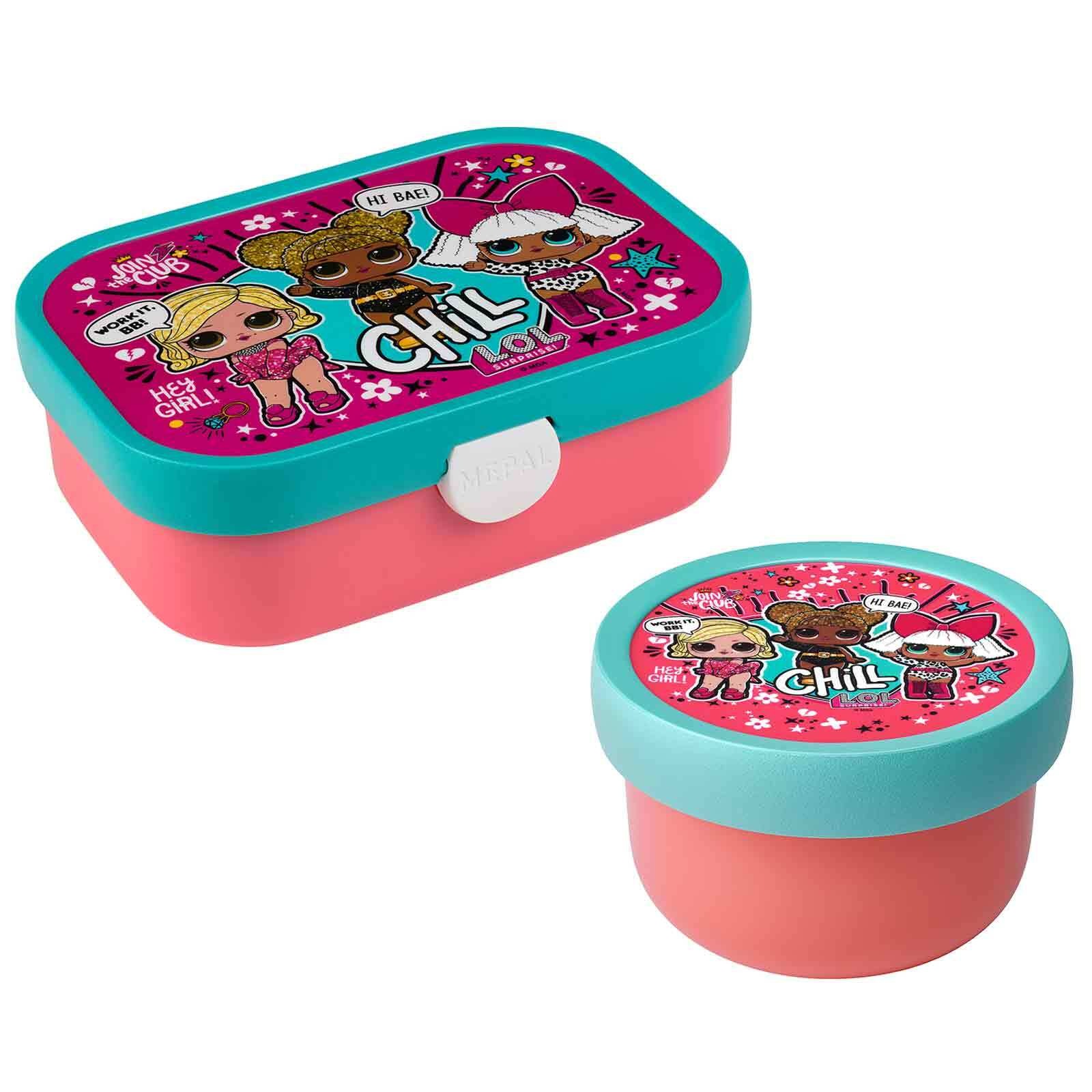 Mepal Lunchbox "Obst- und Bentobox L.O.L. Surprise Campus 300 & 750 ml bunt"