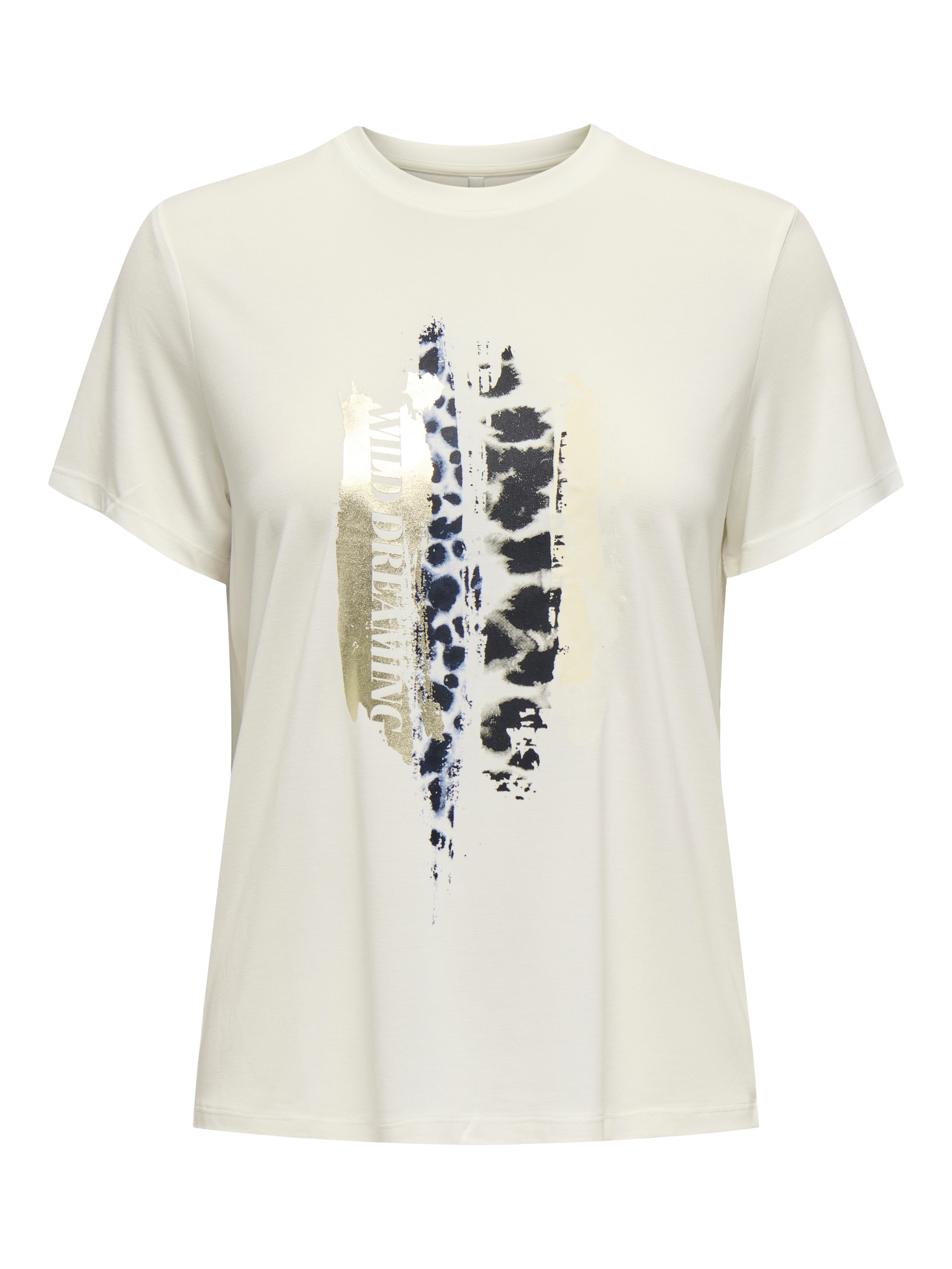 ONLY Kurzarmshirt "ONLFREE LIFE MODAL S/S ATELIER TOP JRS" Materialmix, Run günstig online kaufen