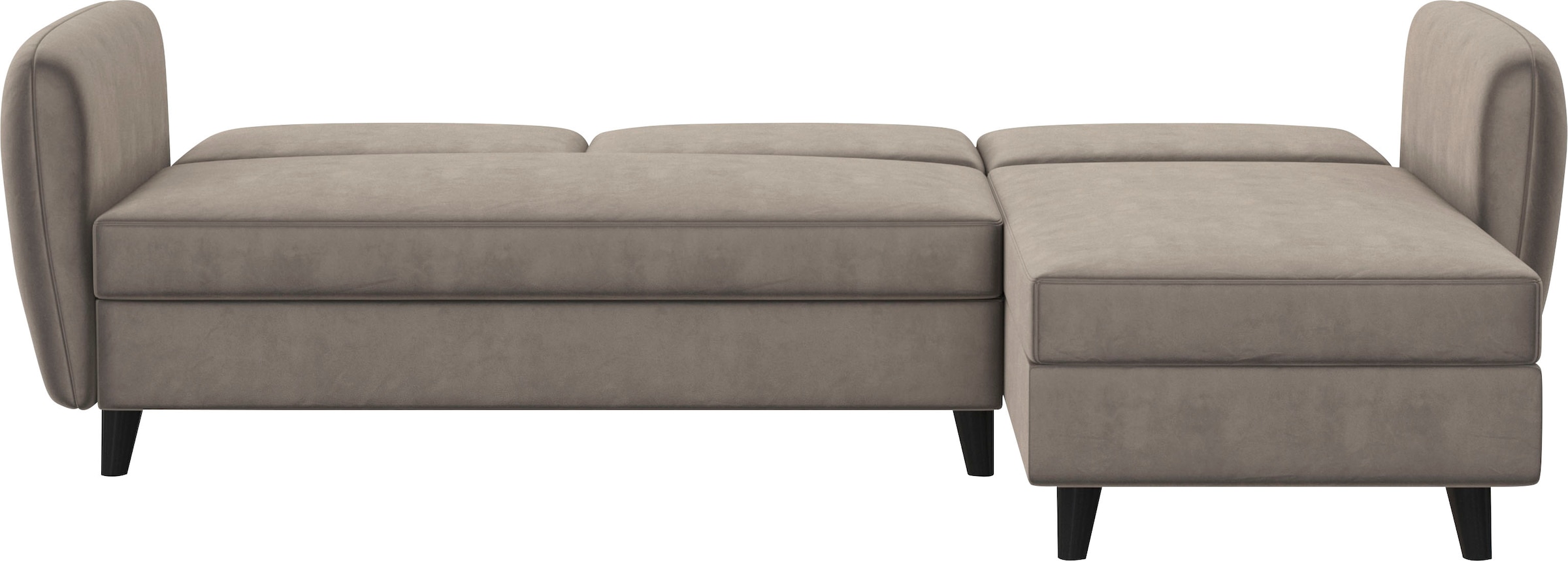 Dorel Home Ecksofa »Perry, L-Form,«, Rückenlehne, verschiedene Farbvarianten, Sitzhöhe 43 cm, Breite 219 cm