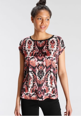 Shirtbluse, mit trendigem Print