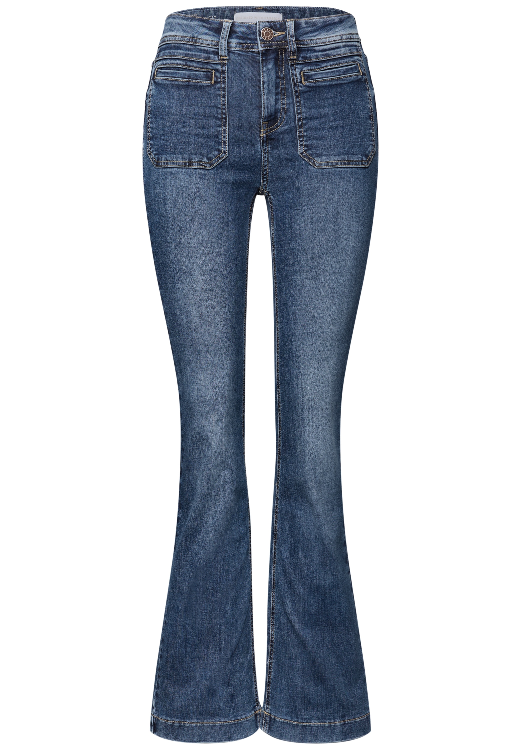 STREET ONE Slim-fit-Jeans, High Waist