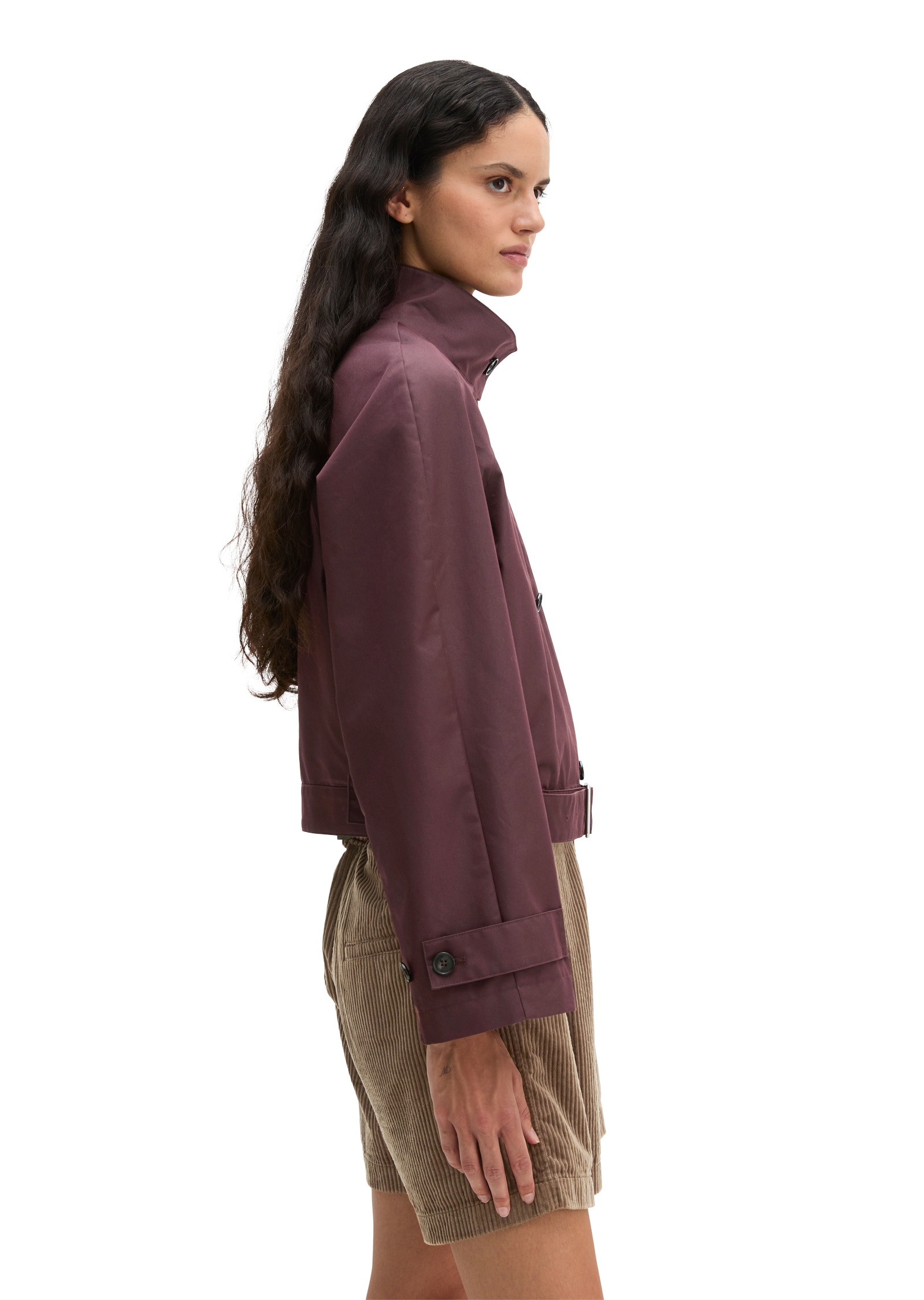 Marc O'Polo Outdoorjacke »aus Cotton-Nylon-Mix« ohne Kapuze
