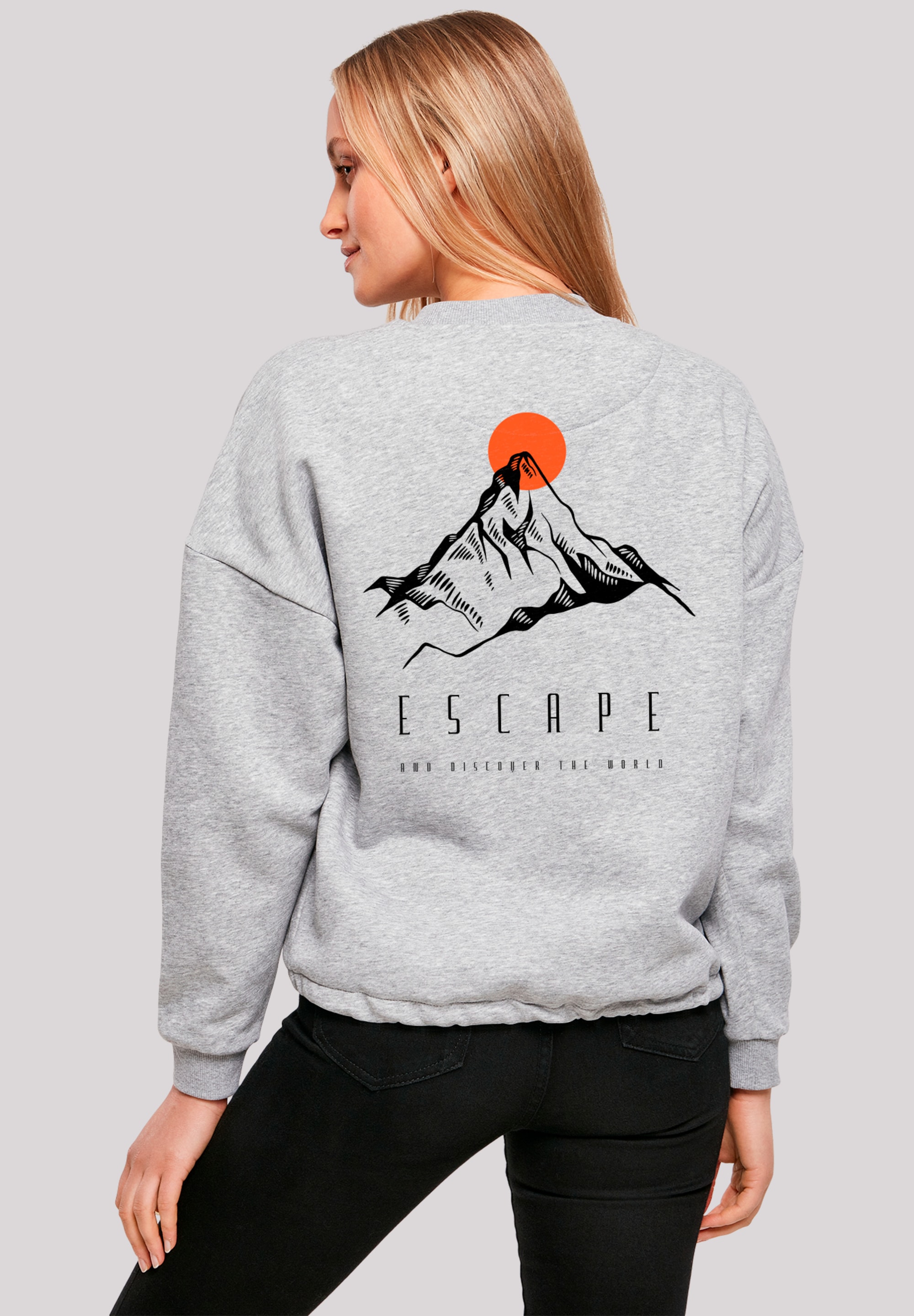 F4NT4STIC Sweatshirt "Oversize Escape Discover the World Mountain", Premium günstig online kaufen