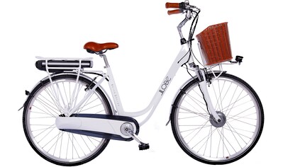 LLobe E-Bike »White Motion 2.0, 10,4Ah«, 7 Gang, Shimano, Frontmotor 250 W, (mit... kaufen