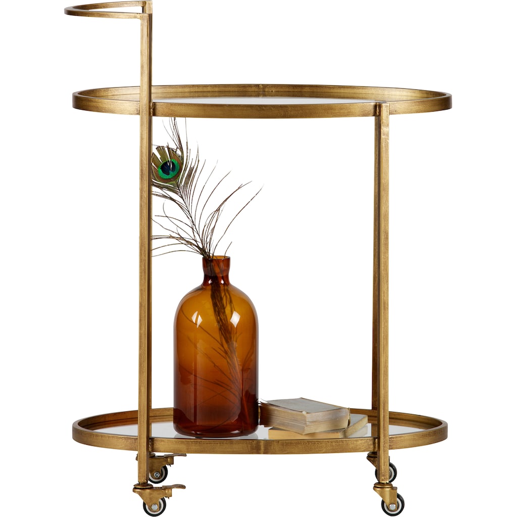 BePureHome Sideboard »Push Trolley Metall Antique Brass«