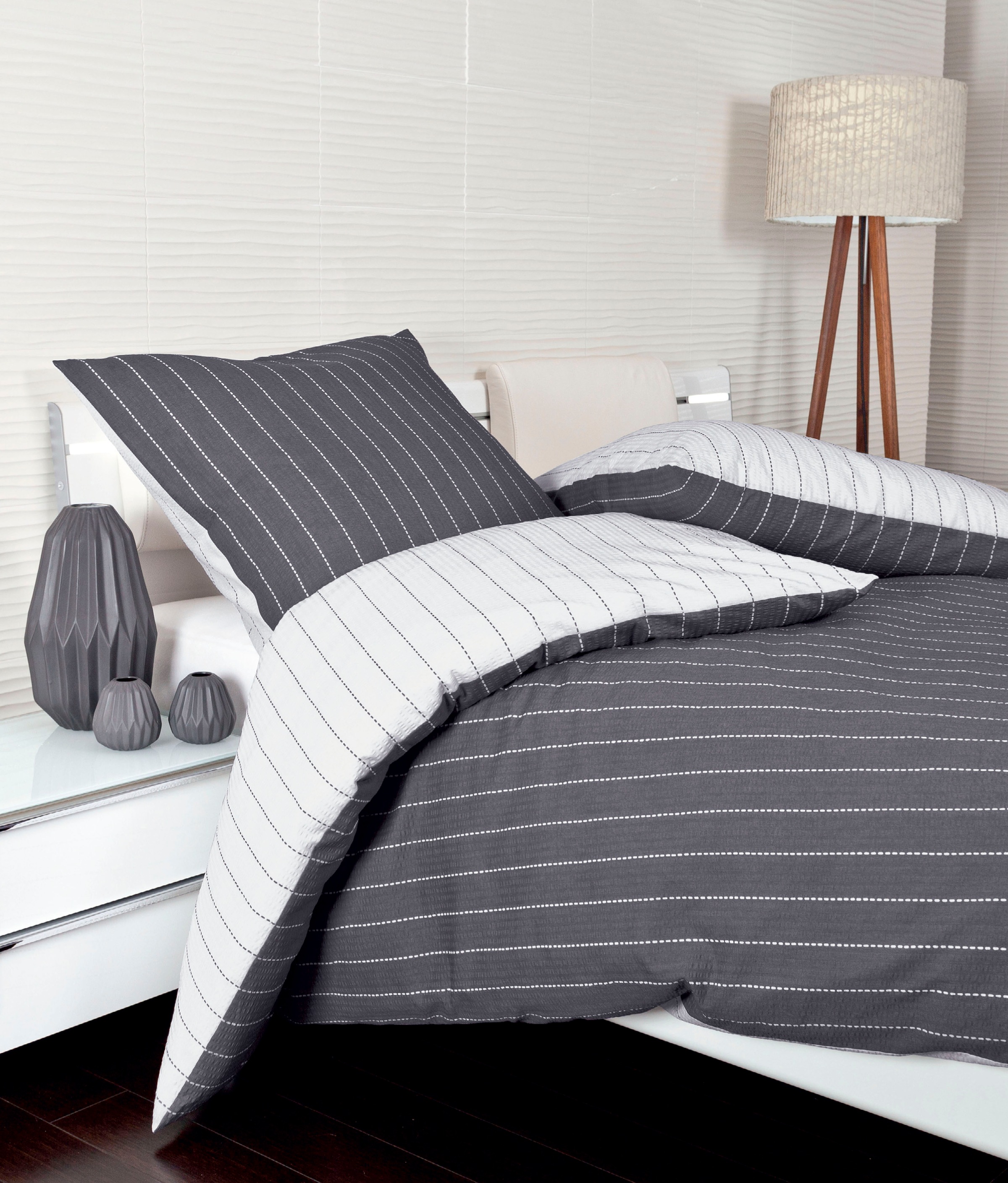 Janine Wendebettwäsche "TANGO" 2 Stk. mit Reißverschluss günstig online kaufen