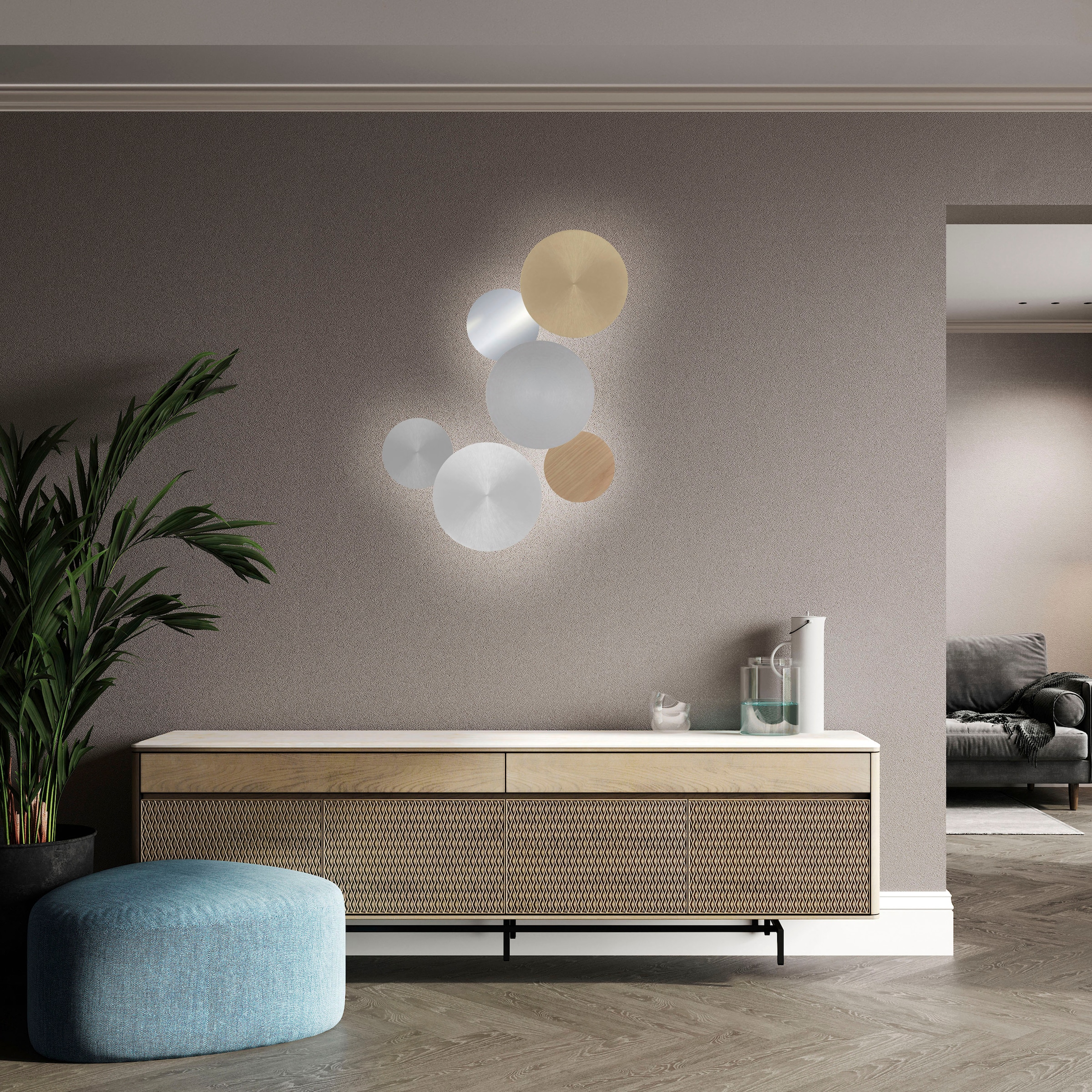 Paul Neuhaus Wandleuchte »AKKU PUNTU«, 1 flammig, Leuchtmittel LED-Board | LED fest integriert