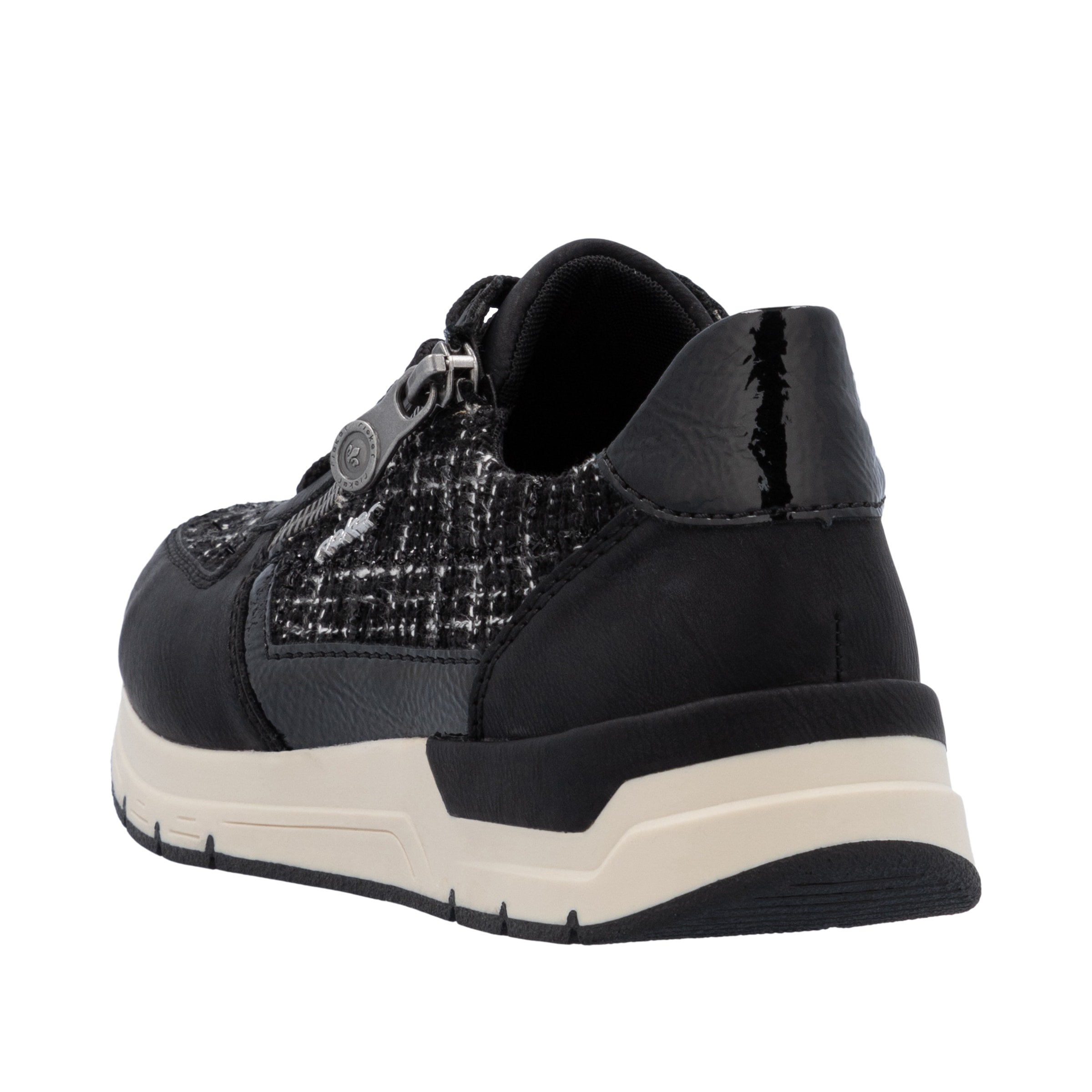 Rieker Sneaker, Freizeitschuh, Schnürschuh, Halbschuh mit modischen Akzenten