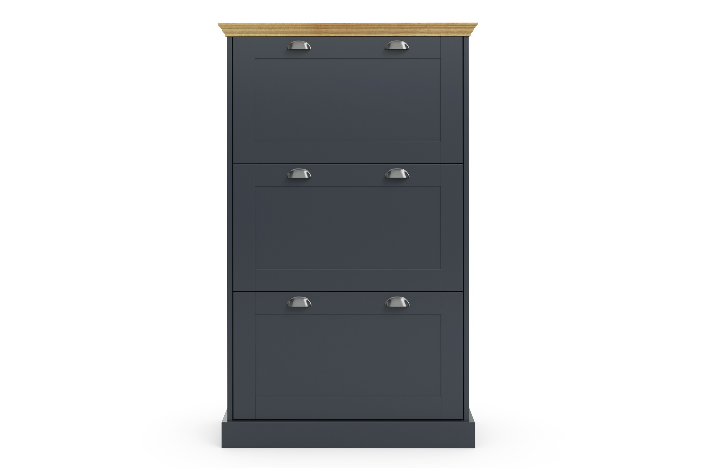 Thumbnail - Home affaire Schuhschrank "Motala" mit 3 Klappen, Platz für 18-20 paar Schuhe, Breite 80 cm, Höhe 132 cm