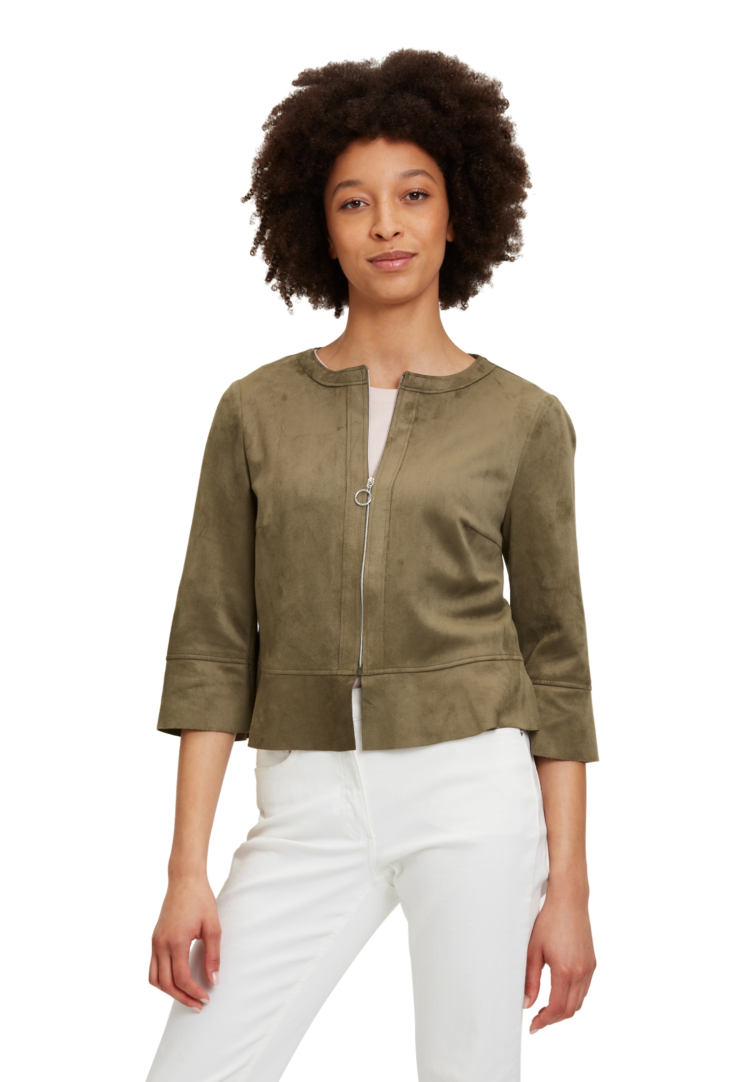 Betty Barclay Jackenblazer "Betty Barclay Sommerjacke mit 3/4 Arm", Material