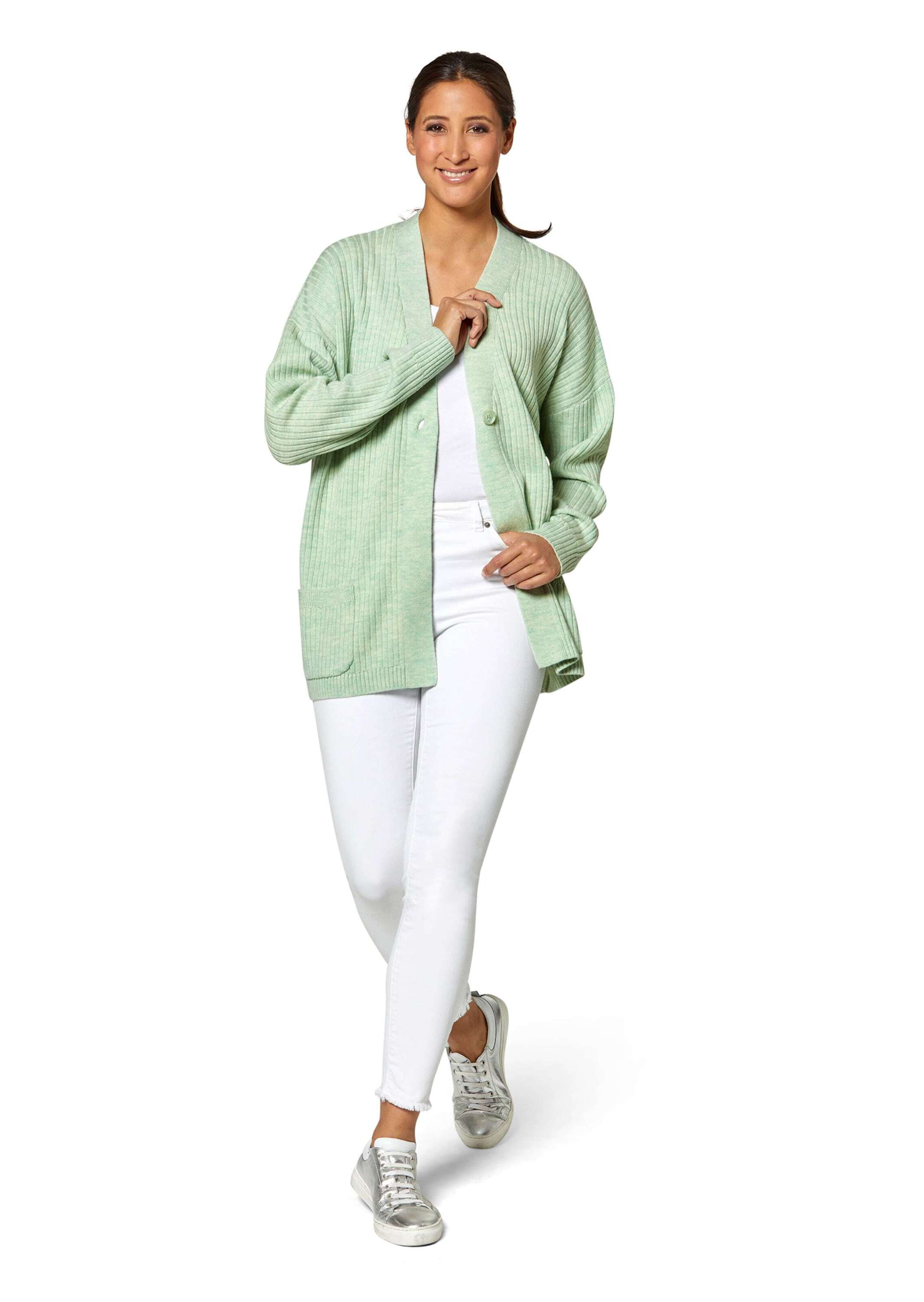 Thumbnail - MADELEINE Strickjacke "Strickjacke Langer Woll-Cardigan im Oversize-Stil"