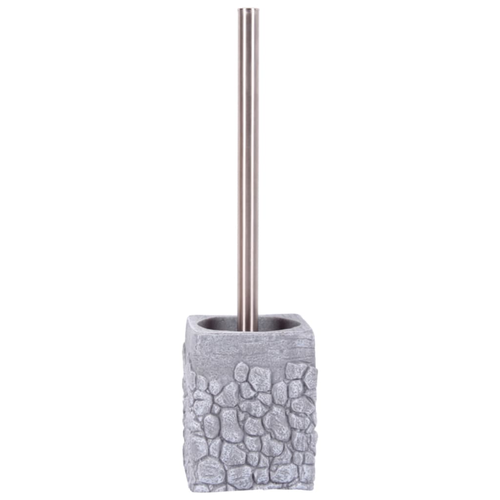 Sanilo WC-Garnitur »Grey Stone«, aus Polyresin (Kunststein)-Edelstahl