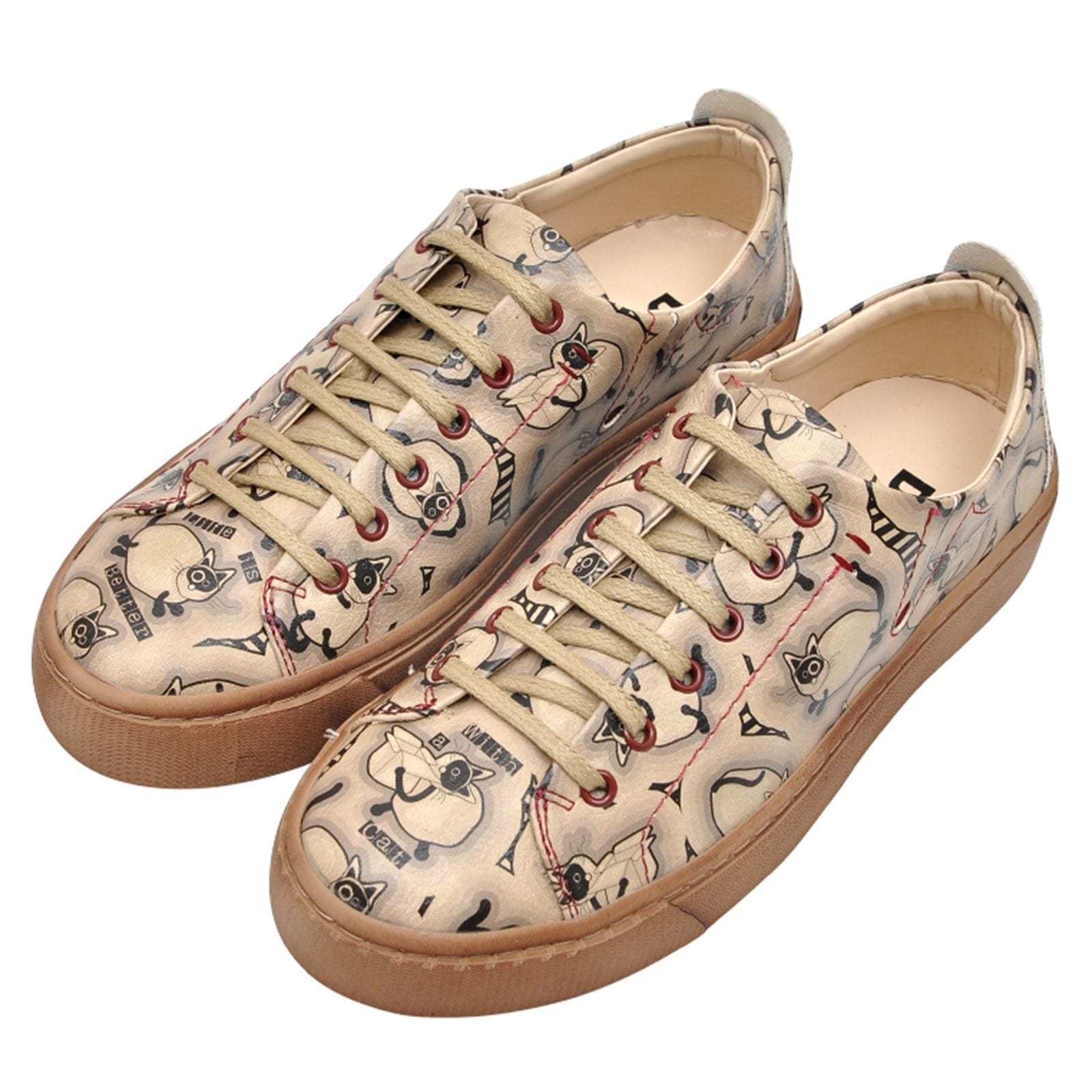 DOGO Sneaker »Sneaky Schnürsneaker Life Is Better With A Cat Damen Sneaker«  Handgefertigt