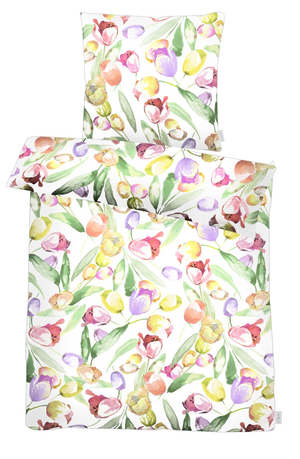 APELT Bettwäsche "Tulip GOTS" 2 tlg. tlg. Bettwäsche-Set mit Reißverschluss günstig online kaufen