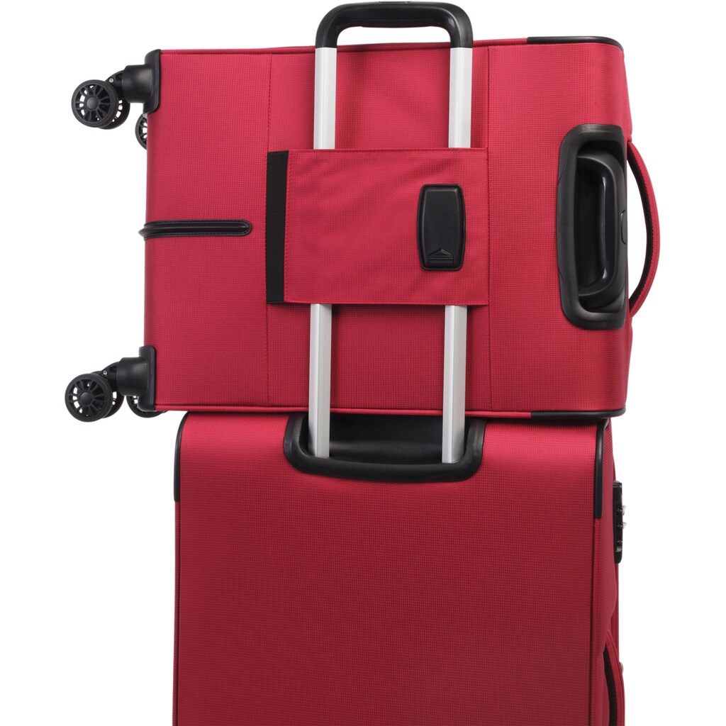 WORLDPACK Trolleyset »Dublin, feuerrot«, (3 tlg.)