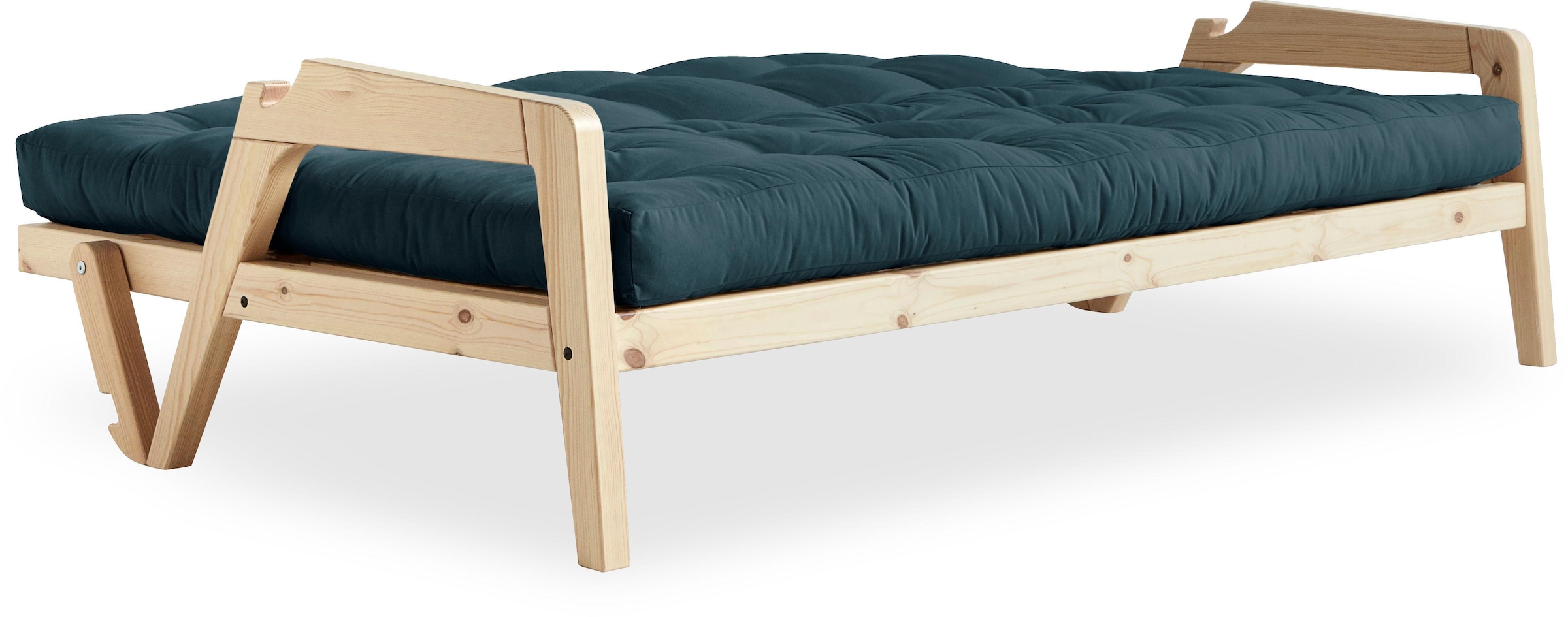 Karup Design Schlafsofa, Mit Holzstruktur, inkl. Futonmatratze, Liegefläche 130x190 cm