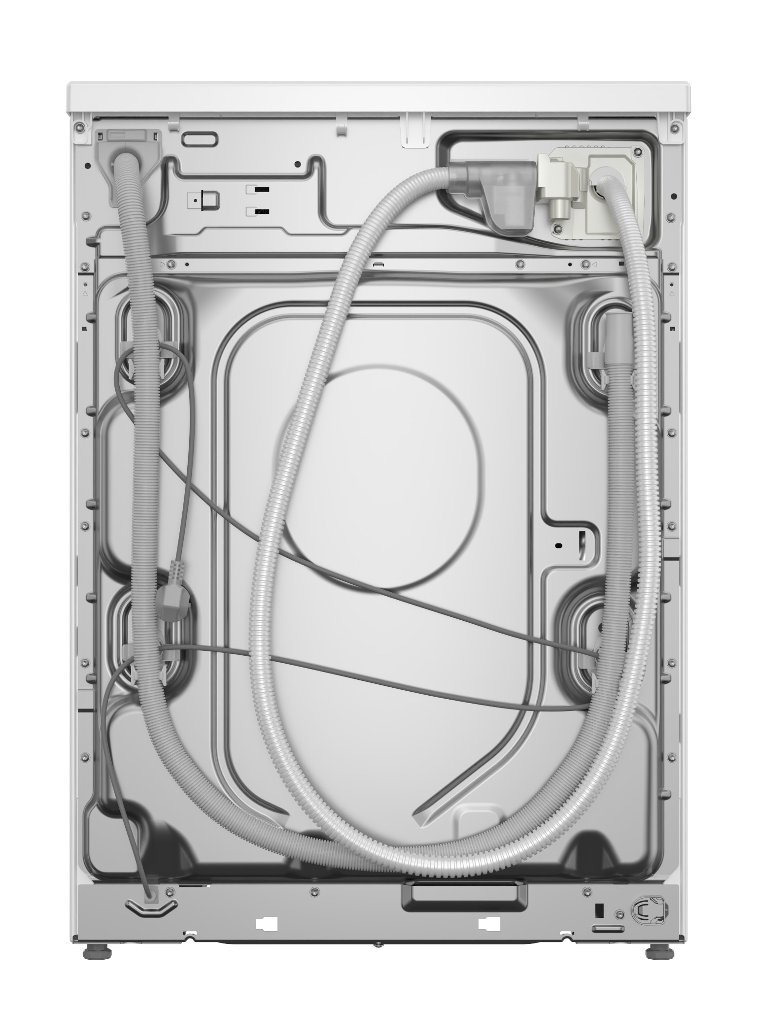 BOSCH Waschmaschine Serie 6 »WUU28T48« 8 kg 1400 U/min unterbaufähig,Speed Perfect, Hygiene Plus, großes LED-Display