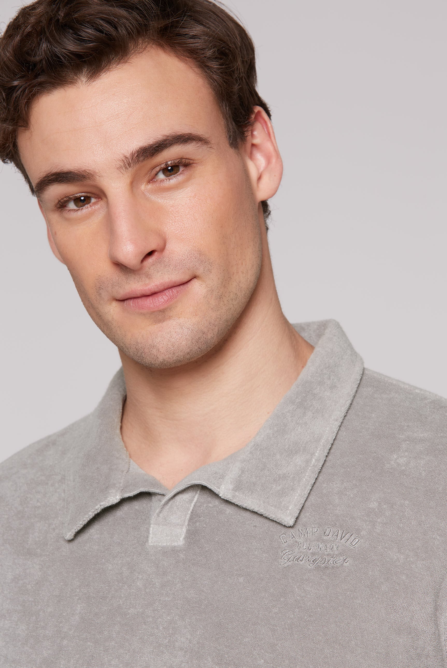 CAMP DAVID Poloshirt, mit Stickerei