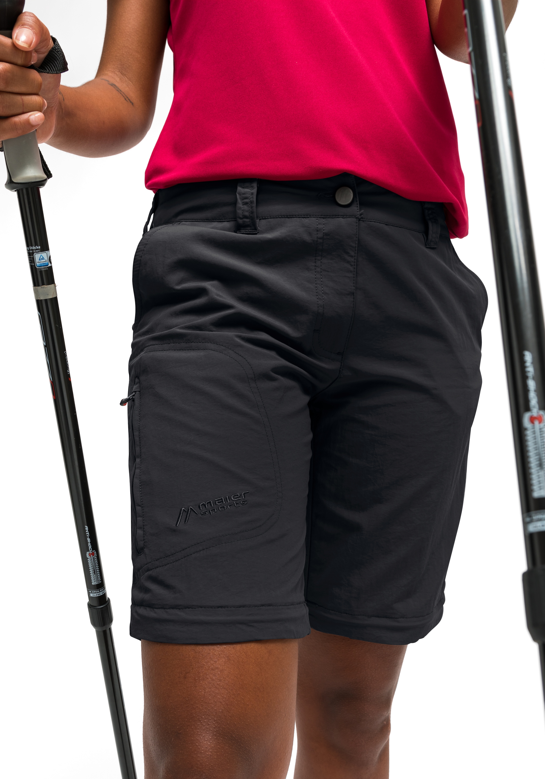 Maier Sports Funktionshose »Yesa«, Triple-Zipp Hose mit elastischem Bund