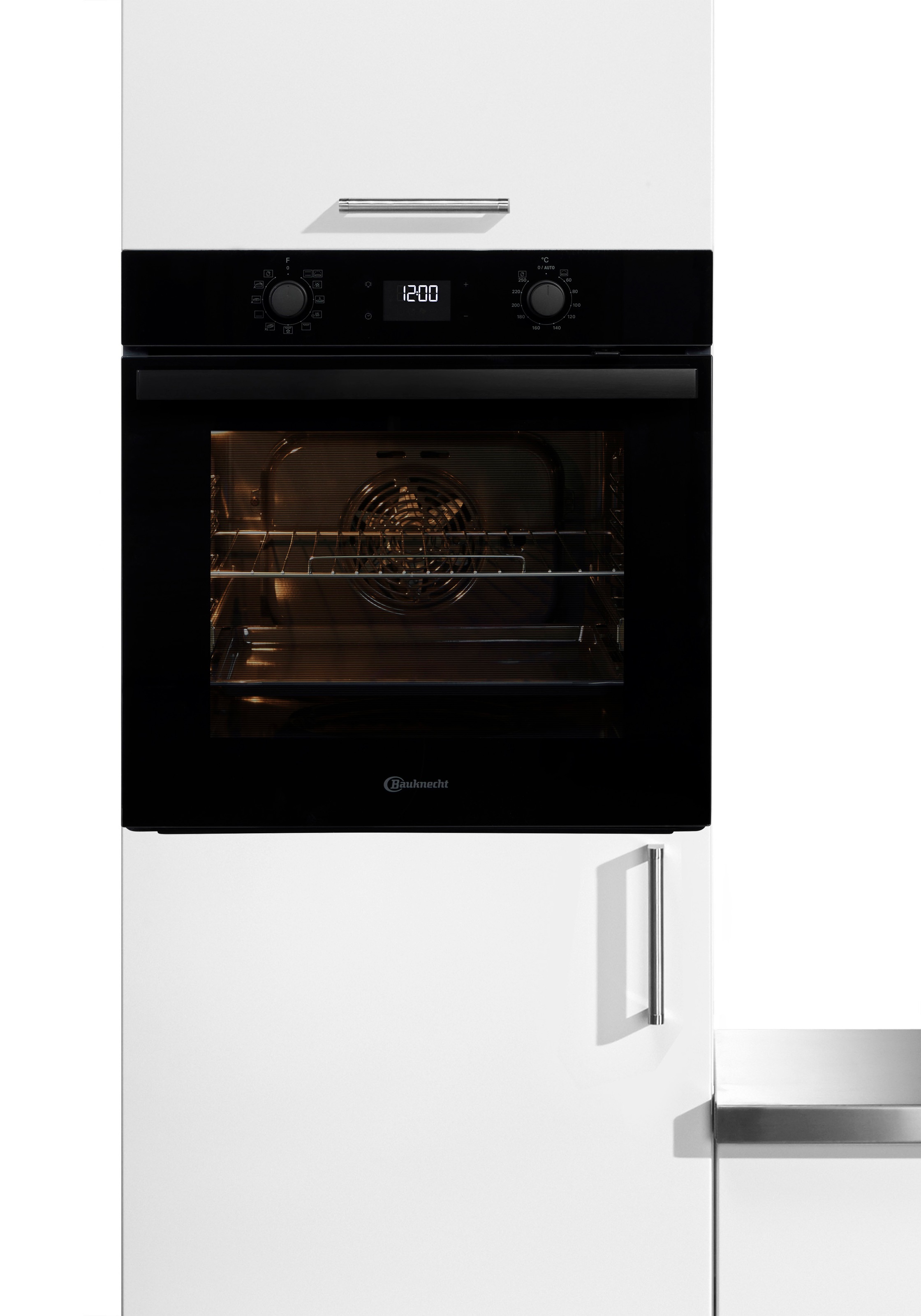 BAUKNECHT Einbaubackofen "BBA285HU1K" mit Teilauszug Pizzafunktion – knuspr günstig online kaufen