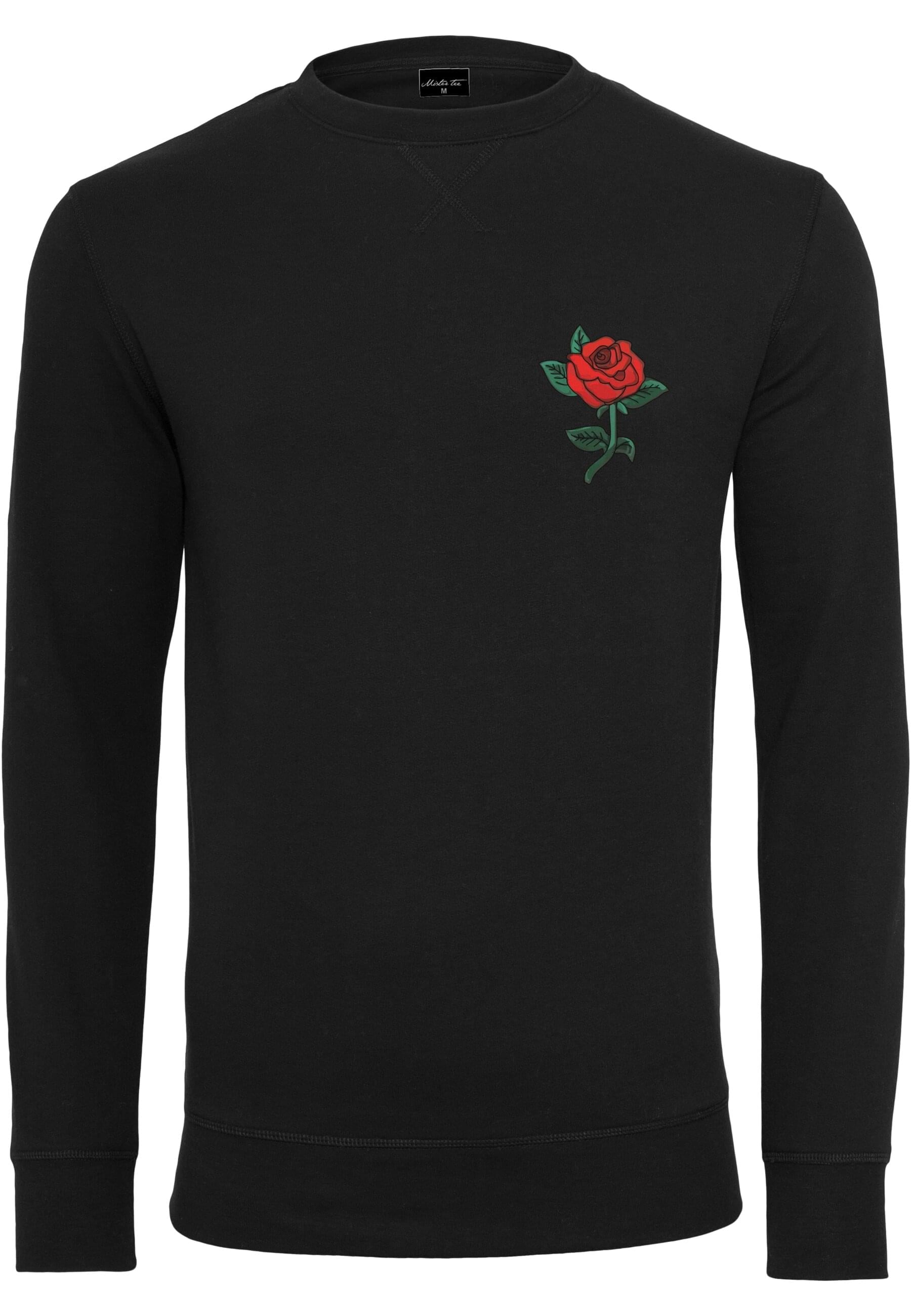 MisterTee Rundhalspullover "MisterTee Herren Rose Crewneck" 1 Stk. tlg. günstig online kaufen